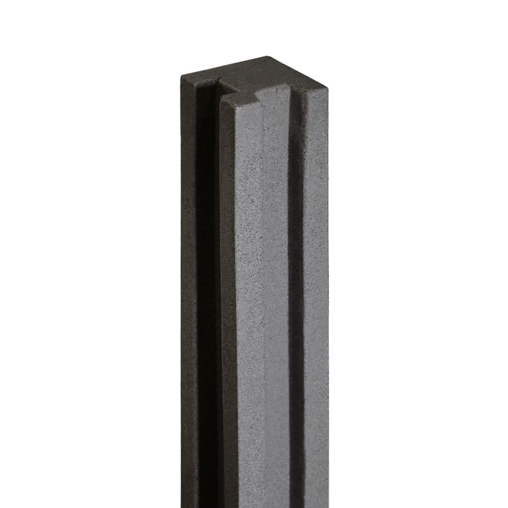 CATALYST 643509 5-in x 5-in W x 8-1/2-ft H Dark Gray Granite/Dark Gray Oak Composite Fence Post