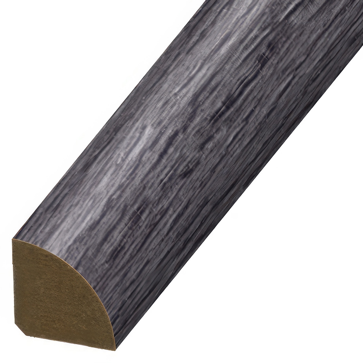 Versatrim MRQR-113104 SoundTrack GlueCore Lucida-SoundTrack GlueCore-Slate Gray 0.75-in T x 0.75-in W x 94-in L Laminate wood Quarter round