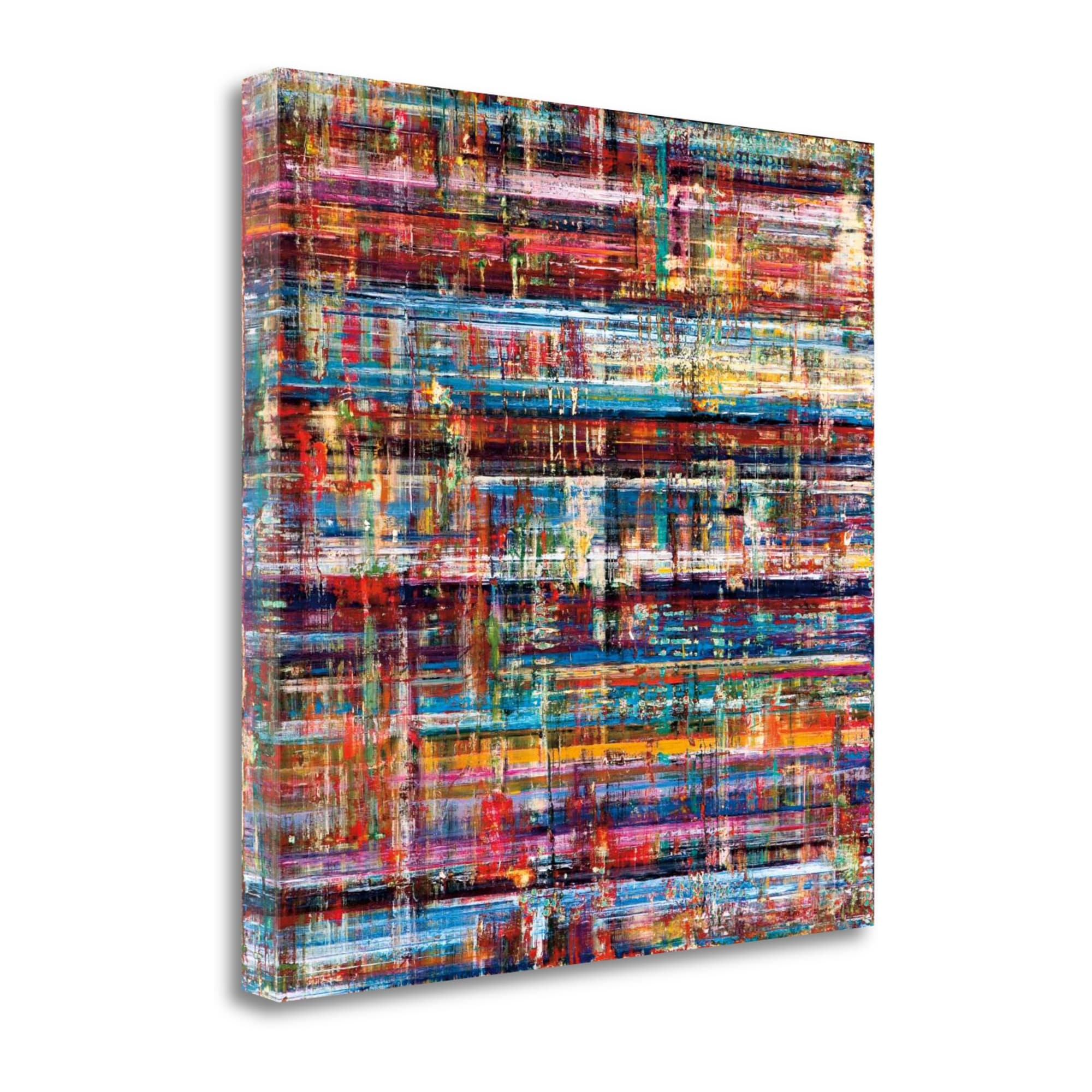 Tangletown Fine Art CAGHP104-2020C Windthread I Hilario Gutierrez 20-in H x 20-in W Abstract Print on Canvas