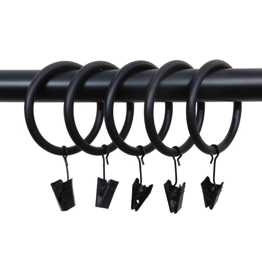 allen + roth Styleselections 10-Pack 2.15-in Matte Black Steel at Lowes.com