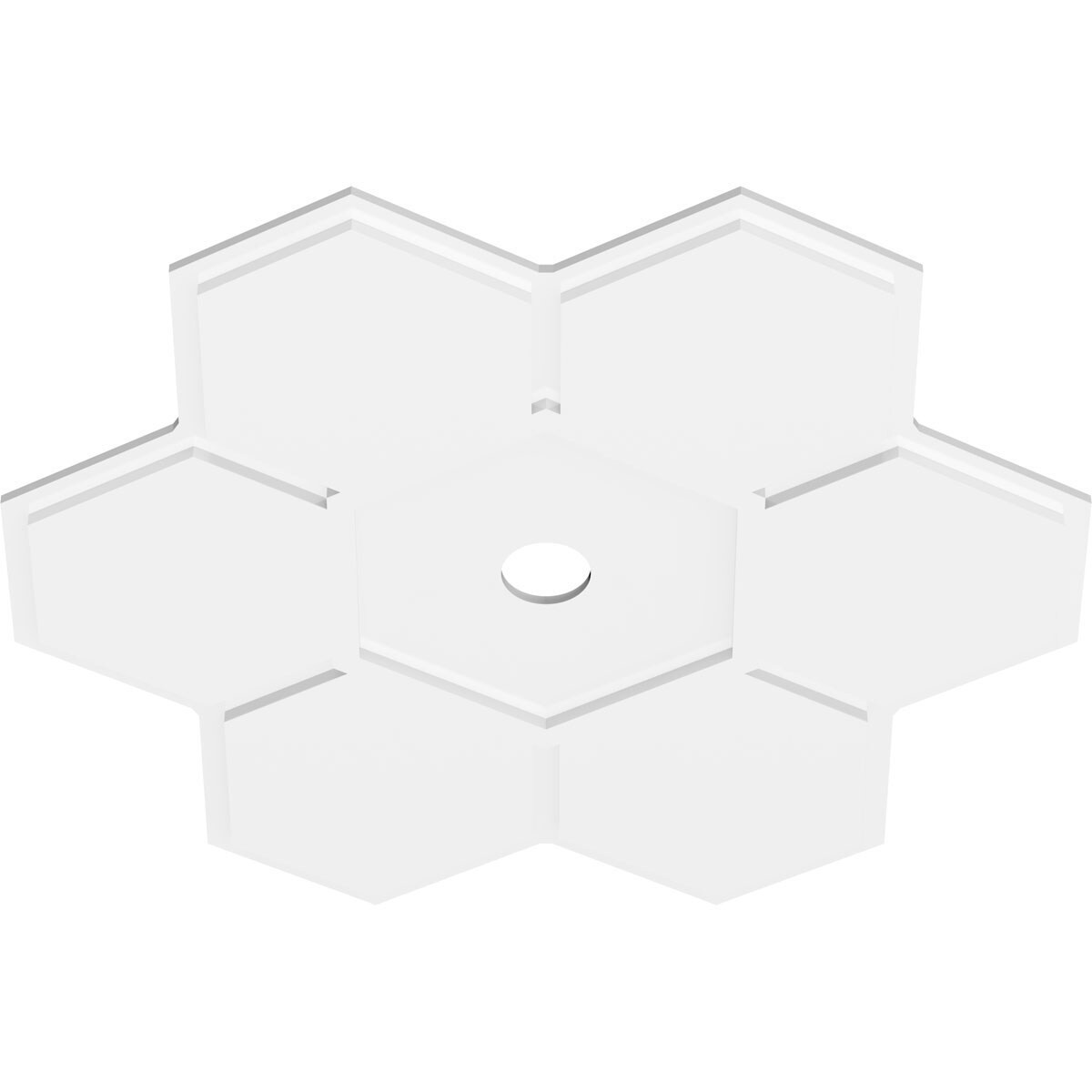 Ekena Millwork CMP36DY-03000 Ceiling-Medallions - View #2