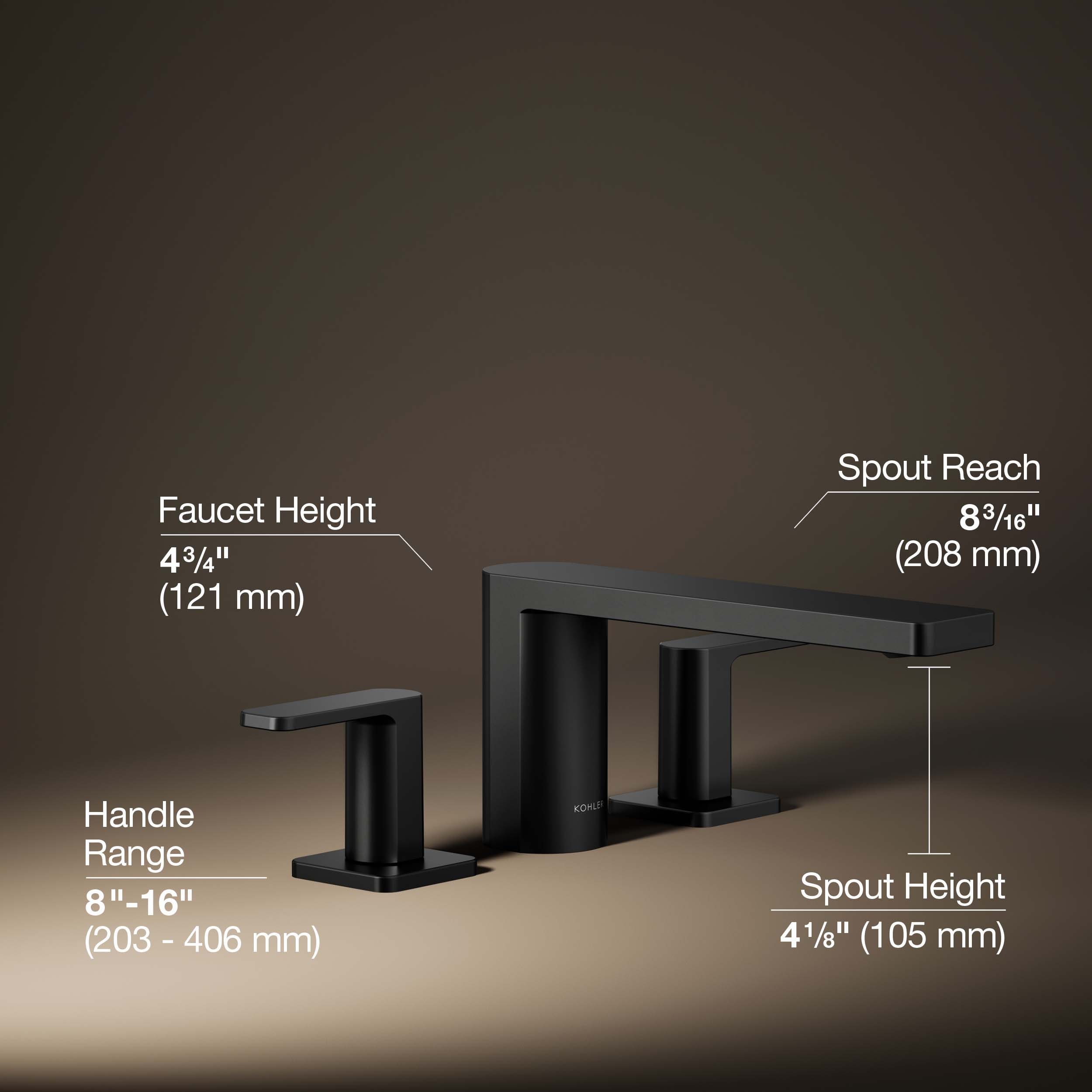 KOHLER K-27121-4-BL Lavatory-Faucets - View #3
