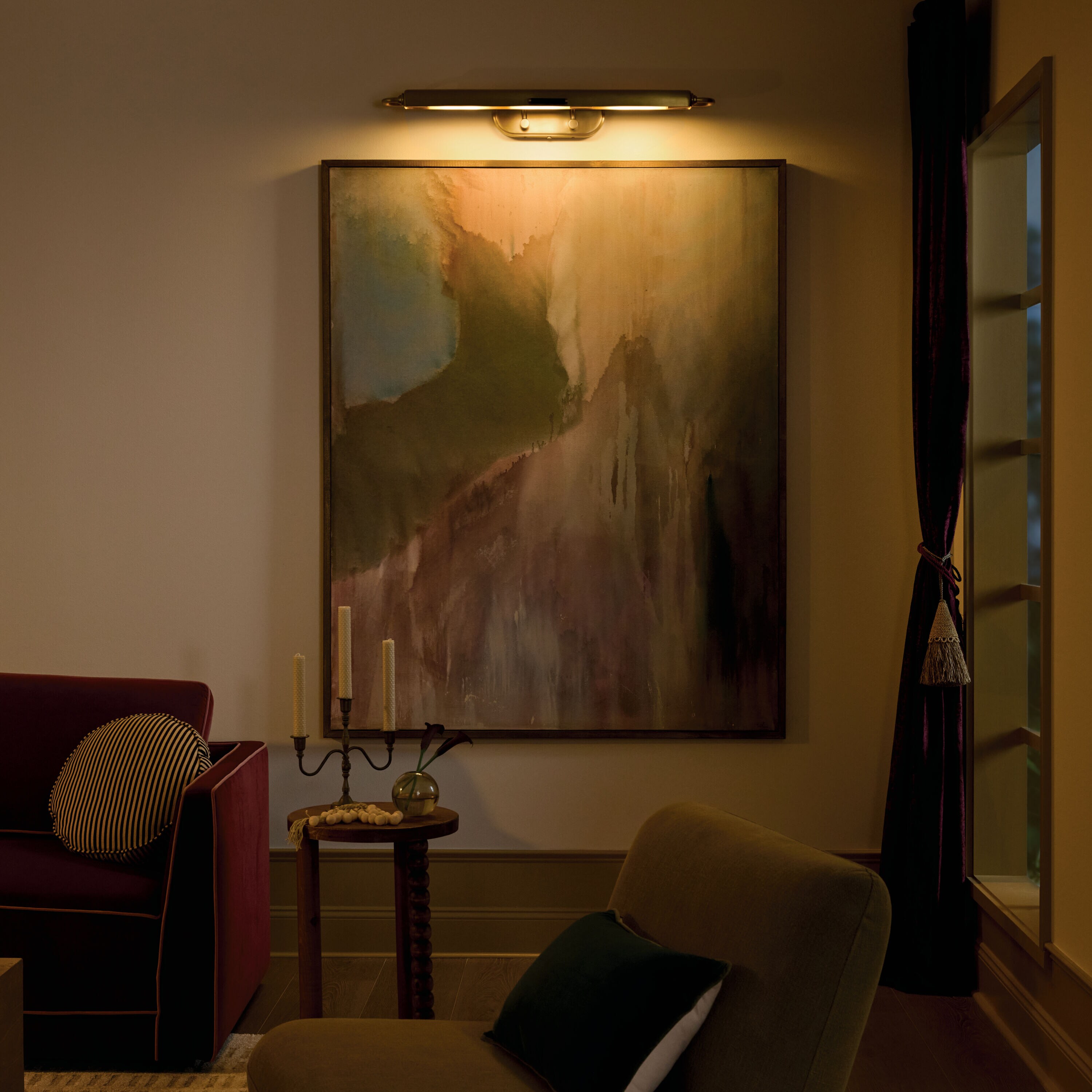 Kichler 52821LBR Picture-Lighting - View #9