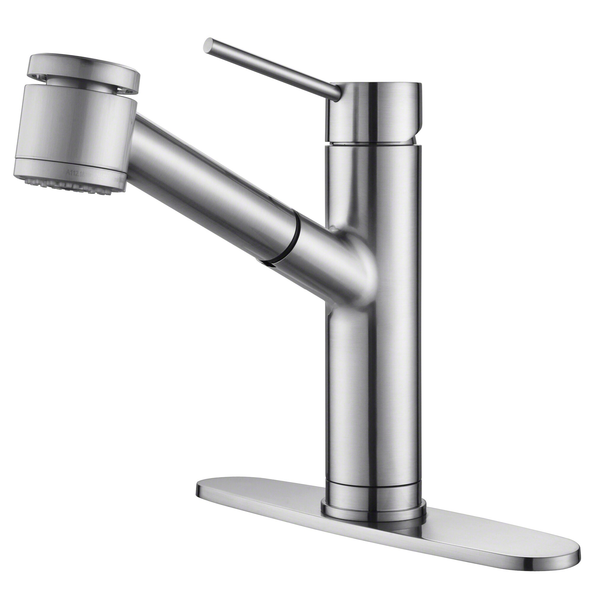 Kraus QuickInstall Kitchen Faucet Chrome Single Handle Pullout