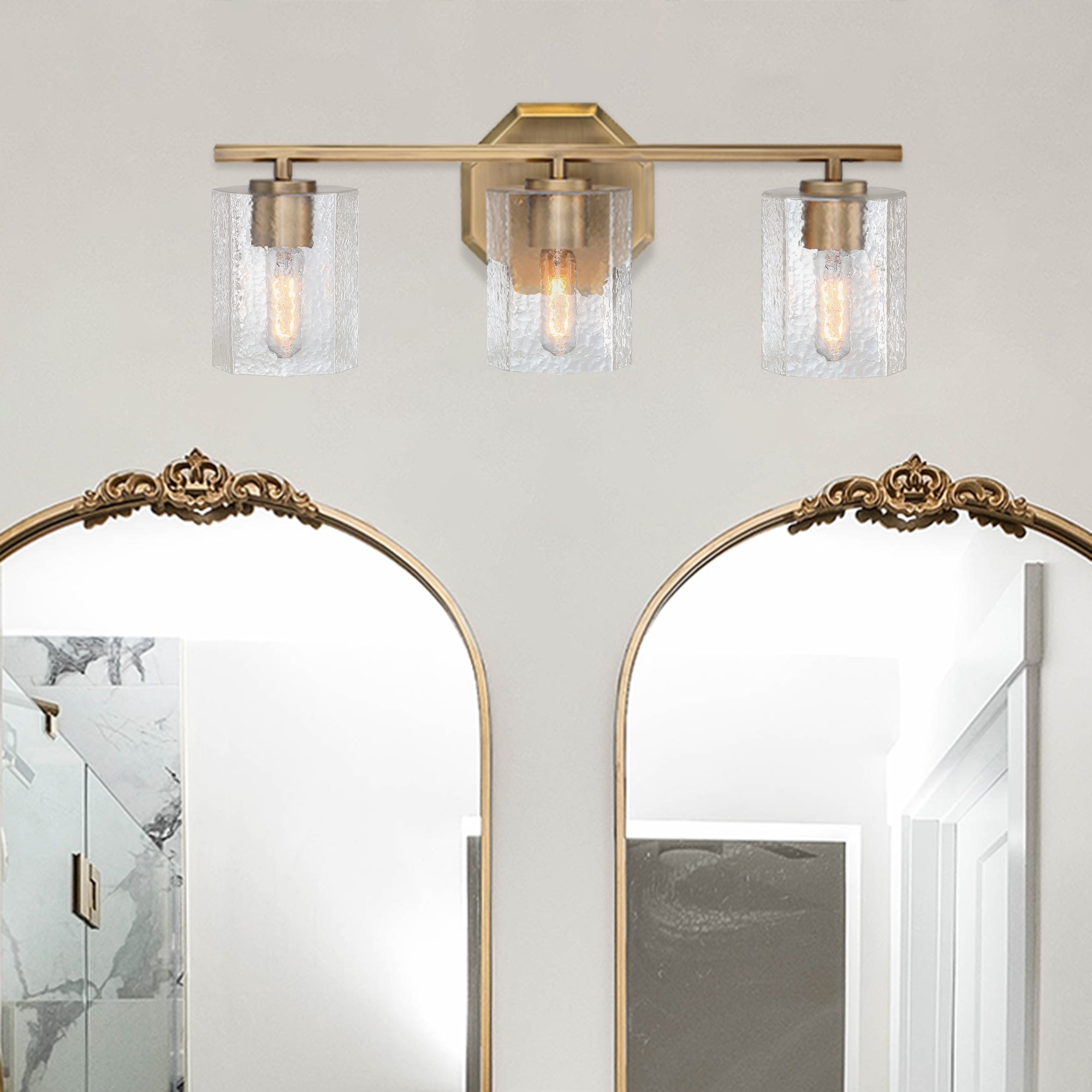 Designers Fountain D309M-3B-OSB Haven 24-in 3 -Light Satin Gold Transitional Vanity light