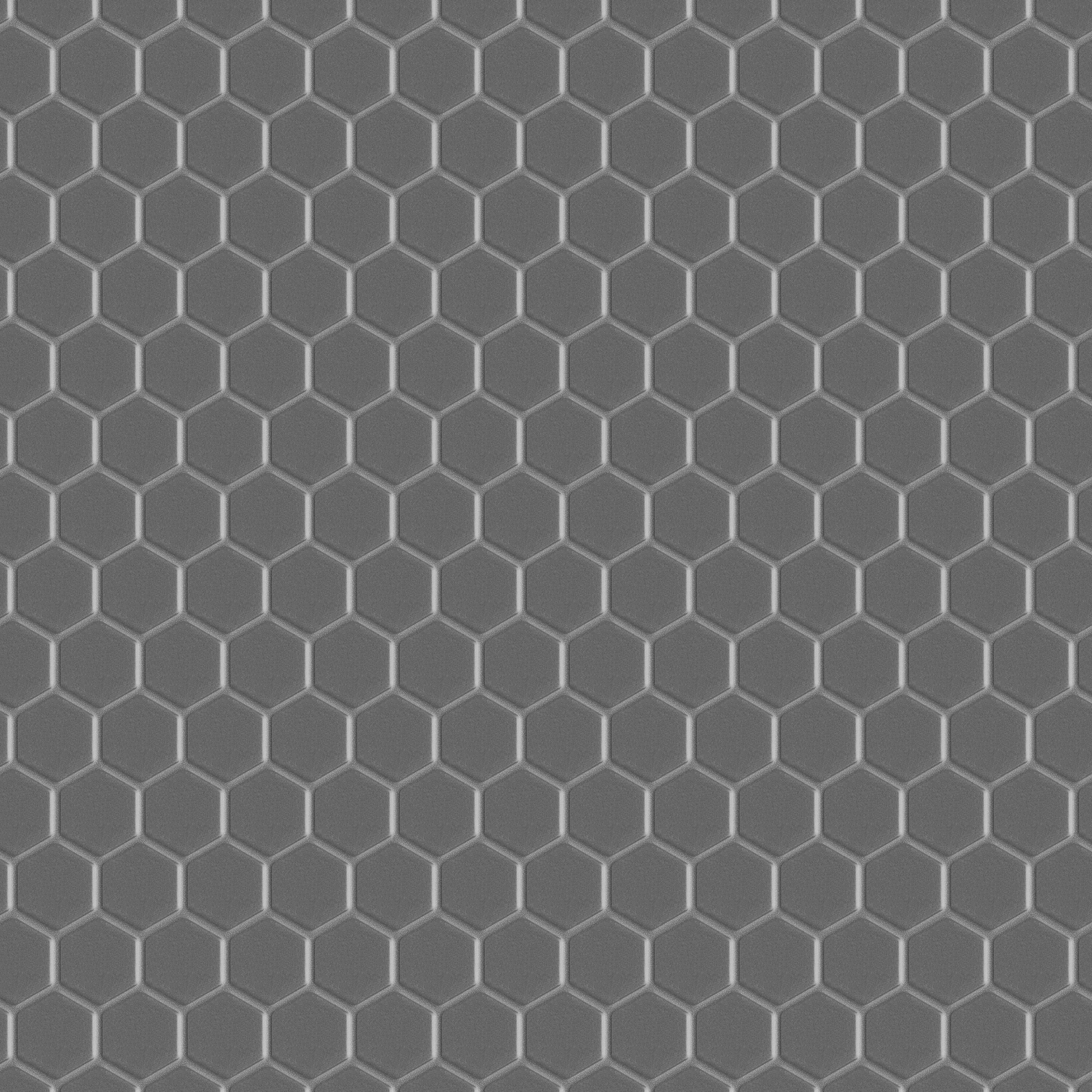 Affinity Tile Metro 1 in. Hex Matte Grey 10-in x 12-in Matte Porcelain ...