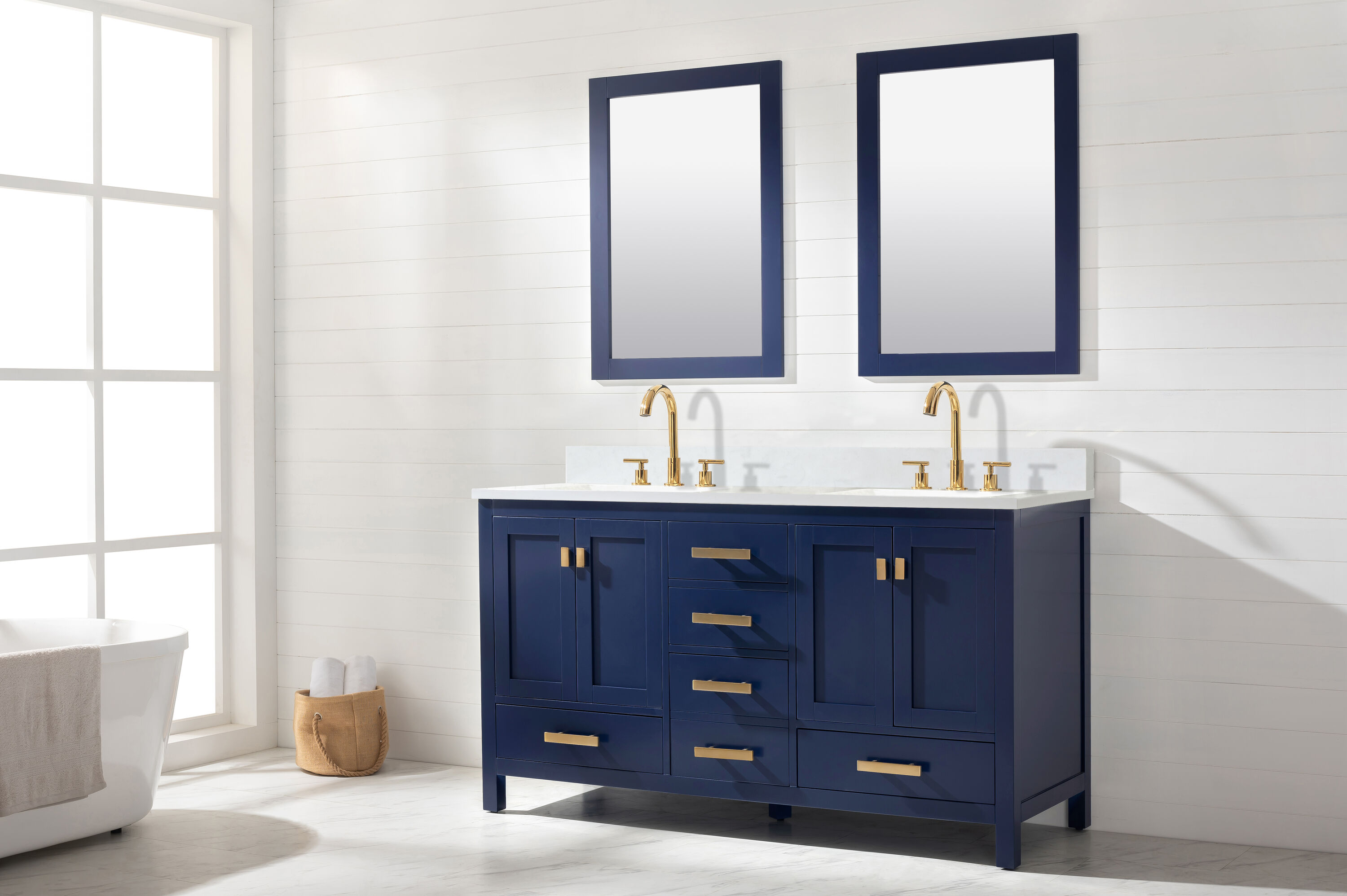 Design Element V01-60-BLU Bath-Vanity-Combo - View #3