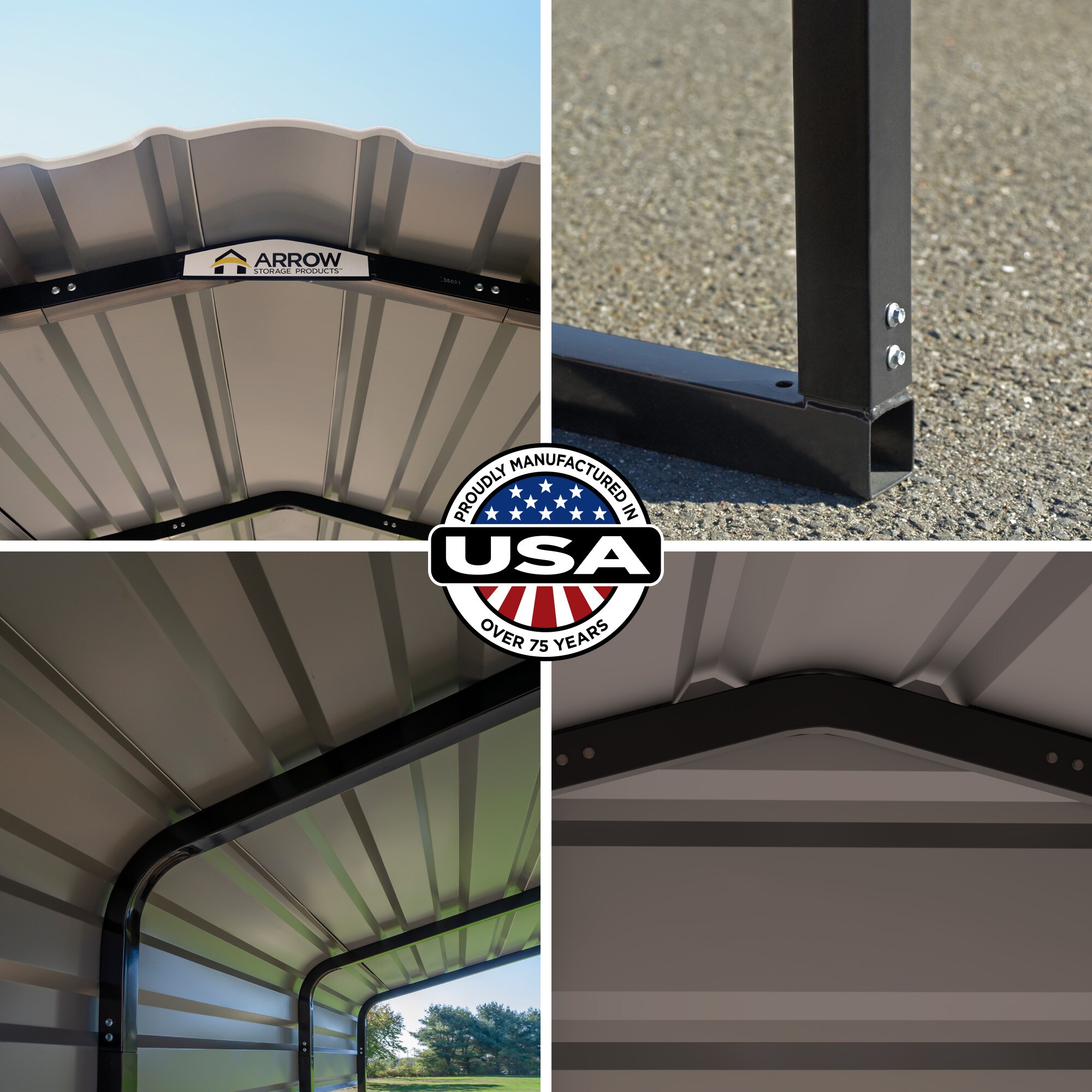 Arrow CPH122907ECL3 Carport-Covers - View #9