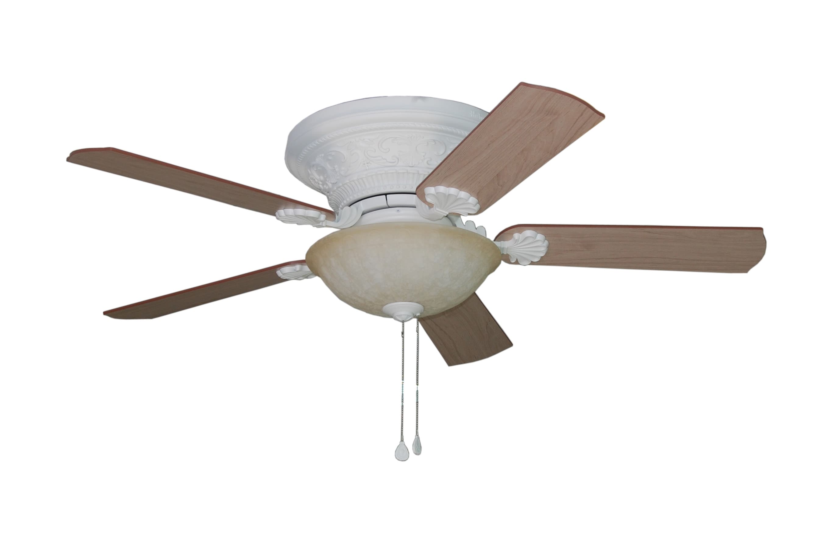 Harbor Breeze Armitage 52-in Bronze LED Indoor Flush Mount Ceiling Fan 5-Blade 