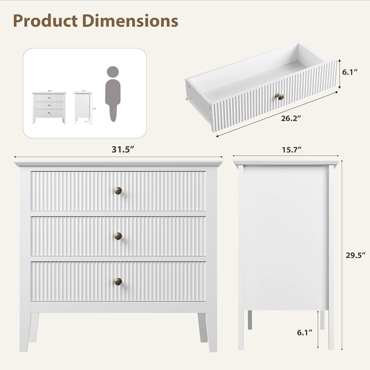Qeetex MIE-PHK-33FTGFNV dressers - View #4