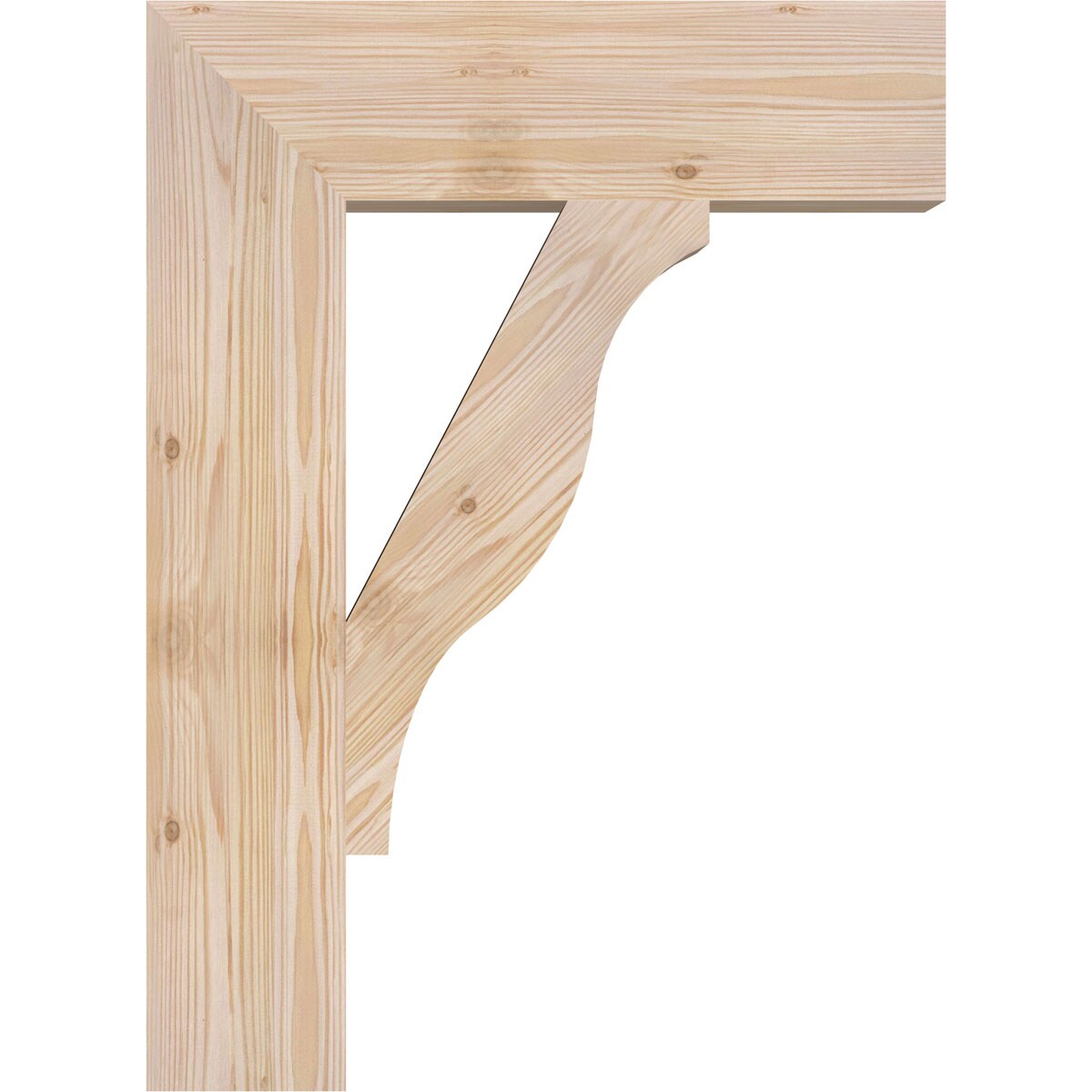 Ekena Millwork BKT06X22X30FST05SDF Exterior-Brackets-Braces - View #3