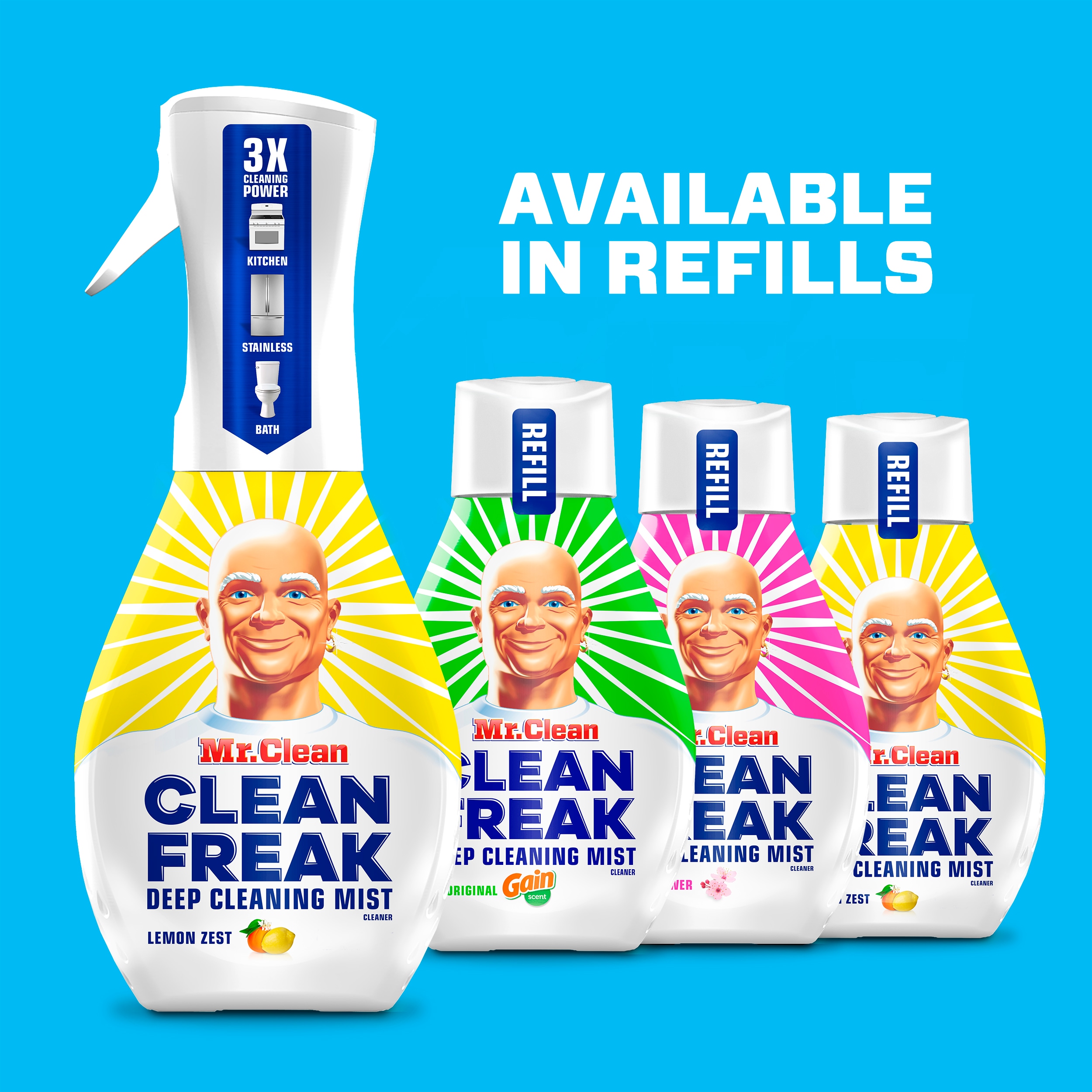 Mr. Clean - Mr. Clean, Clean Freak - Clean Freak Lemon Zest, 1