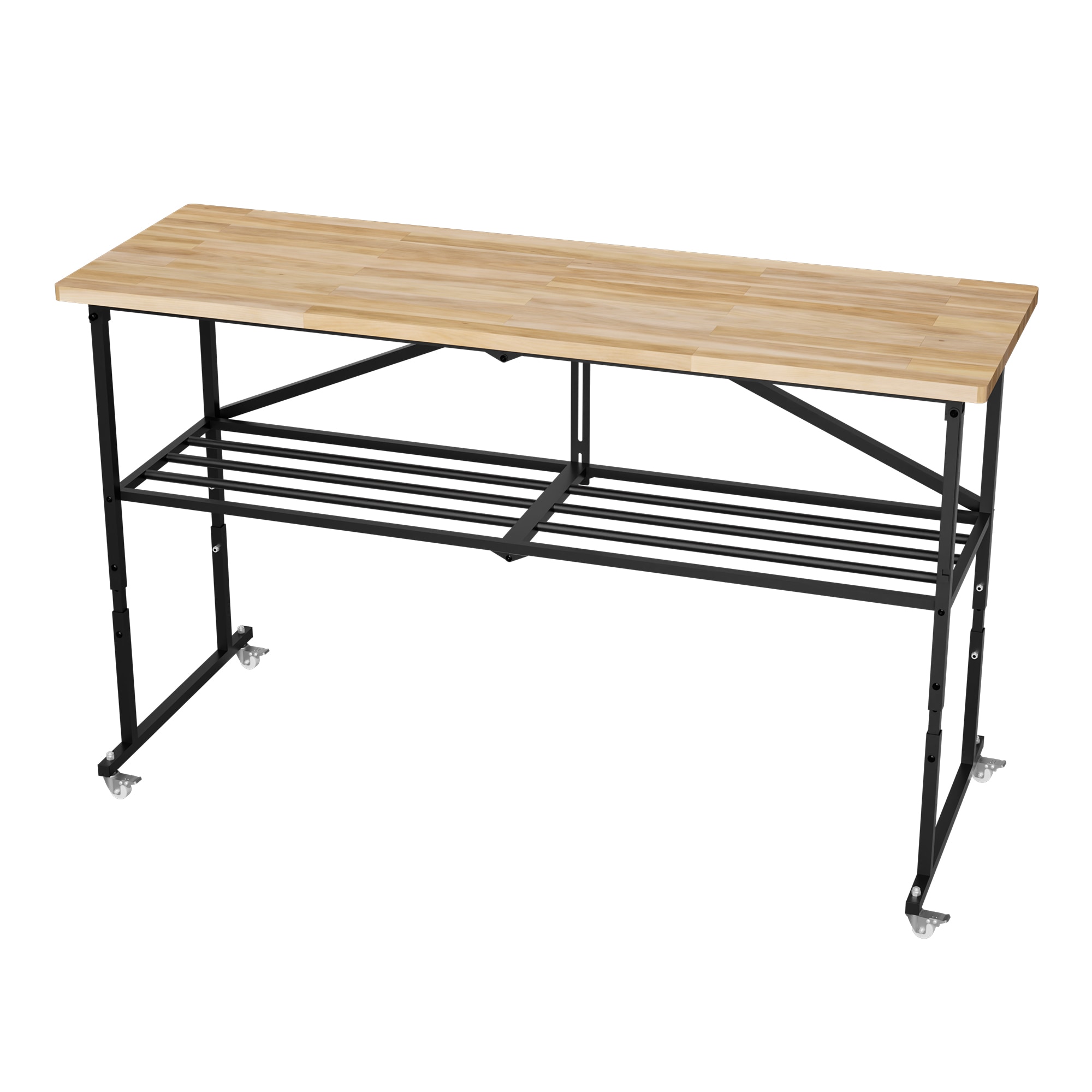 Blisstyle Smartfold Heavy Duty Folding Butcher Block Workbench Portable ...