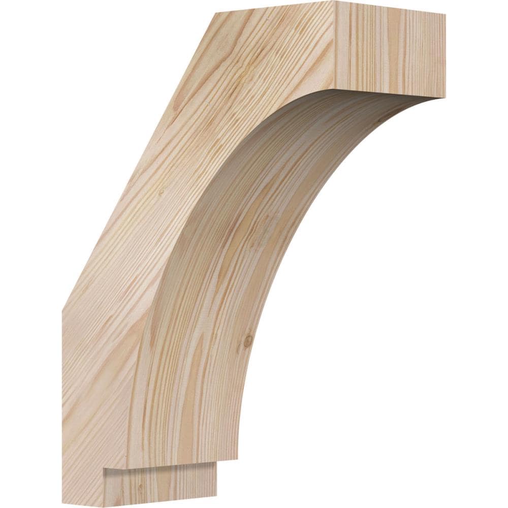 Ekena Millwork BRC06X12X16IMP00SDF 5-1/2-in x 12-in x 16-in Douglas Fir Unfinished Wood Imperial smooth