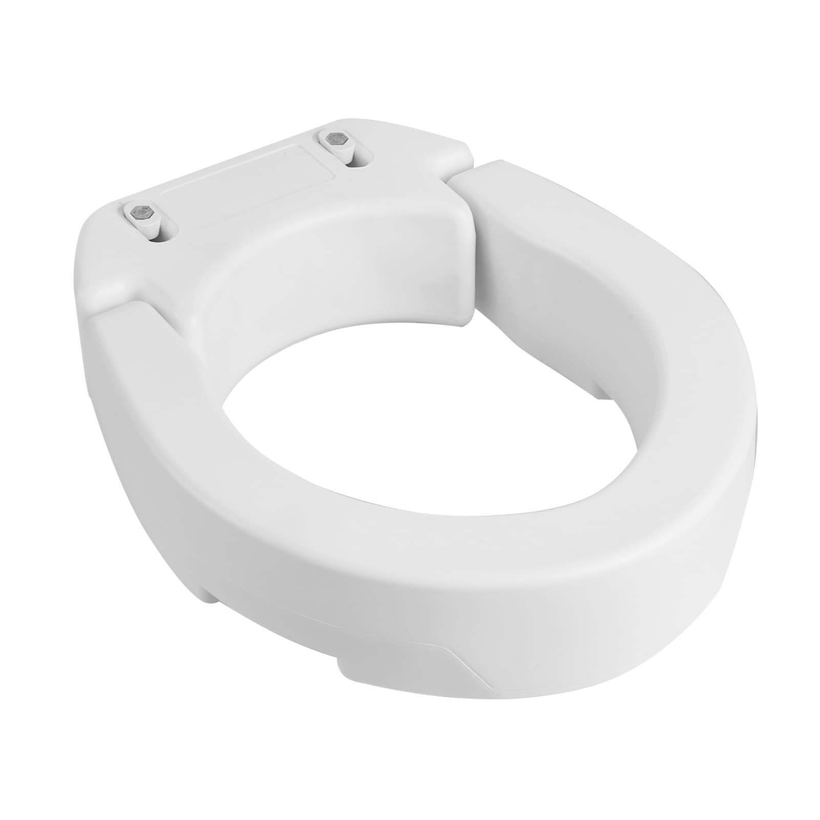 VEVOR Raised Toilet Seat 300 lbs Load Capacity 3.5-Inch Lift Height Commode Elevated Toilet Seat Riser with Enlarged Opening for Seniors Elderly Handicap Disabled and Adults Fits Round Bowl