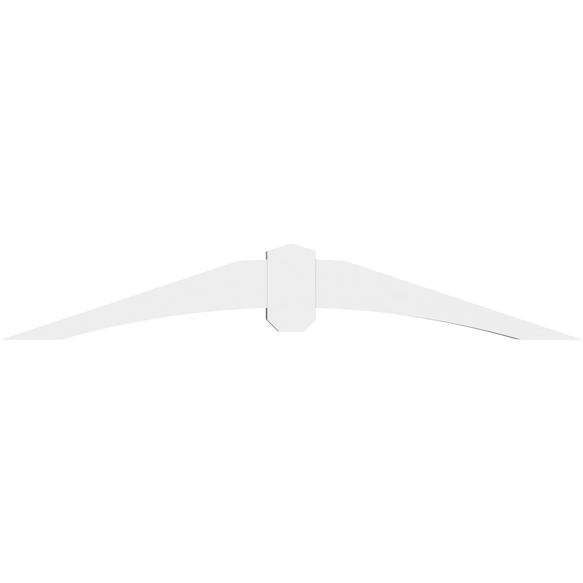 Ekena Millwork GBP048X08X0404ARC00 Exterior-Brackets-Braces - View #2