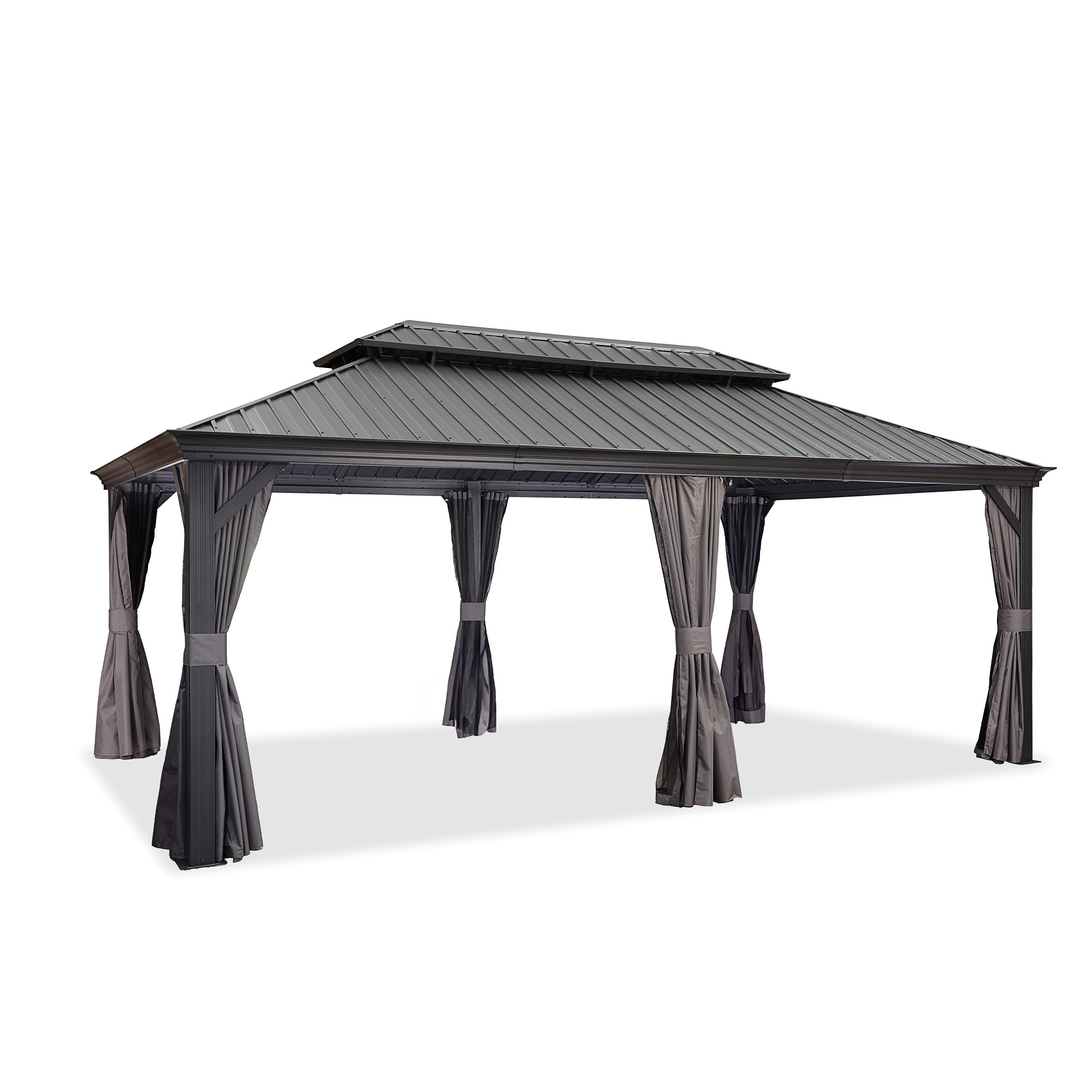 PURPLE LEAF LS04GHTG1220 Wood-Resin-Gazebos - View #2