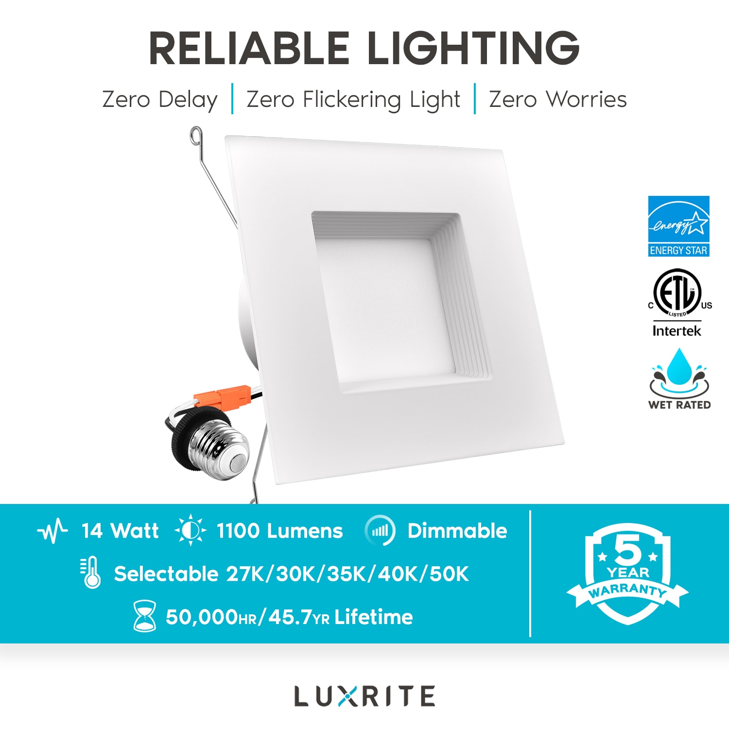 Luxrite LR23788-6PK Led-Retrofit-Downlight - View #8