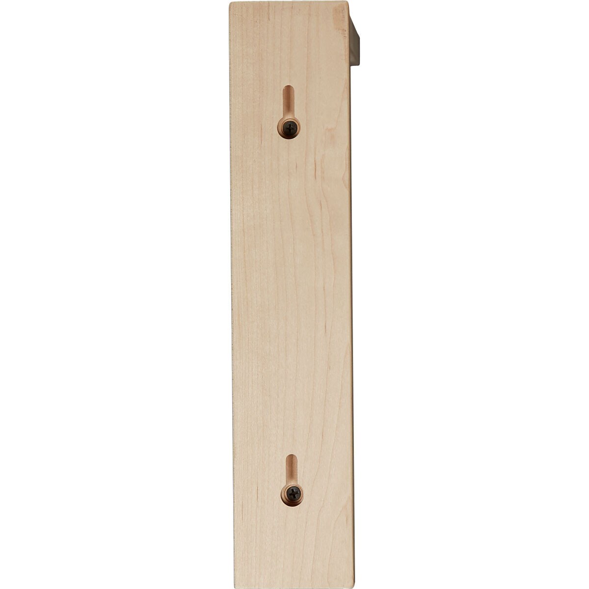 Red Oak Hand-Carved Wood Shelf Bracket 12.25" H
