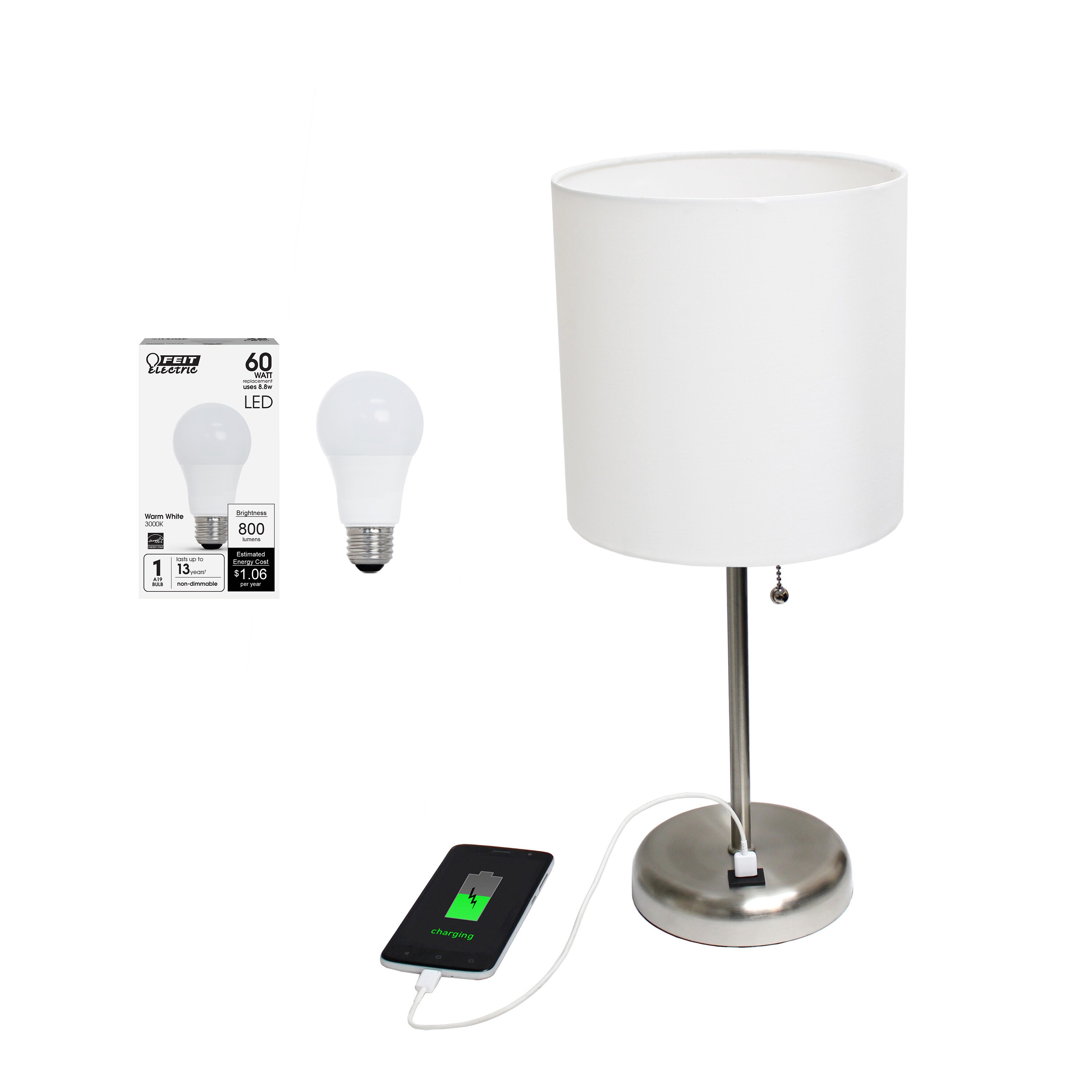 Creekwood Home CWT-2012-WH-LB Table-Lamps - View #10