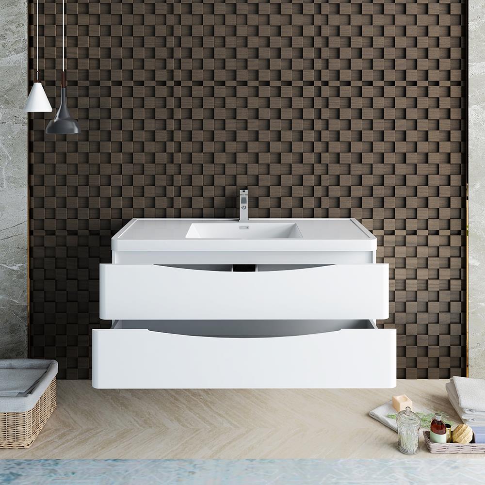 Fresca FCB9048WH-I Bath-Vanity-Combo - View #4