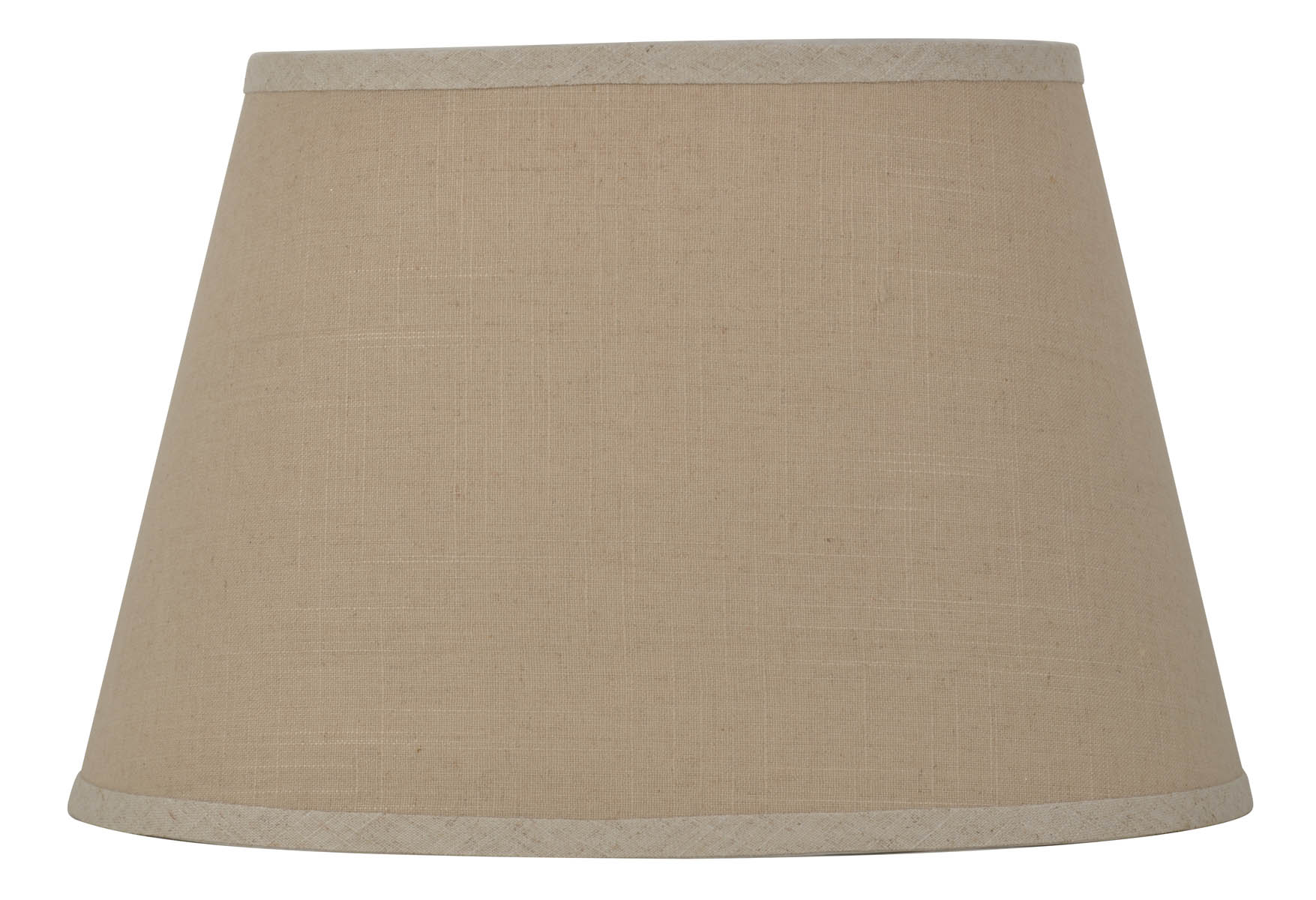allen + roth 10.5-in x 16-in Tan Fabric Drum Lamp Shade at Lowes.com