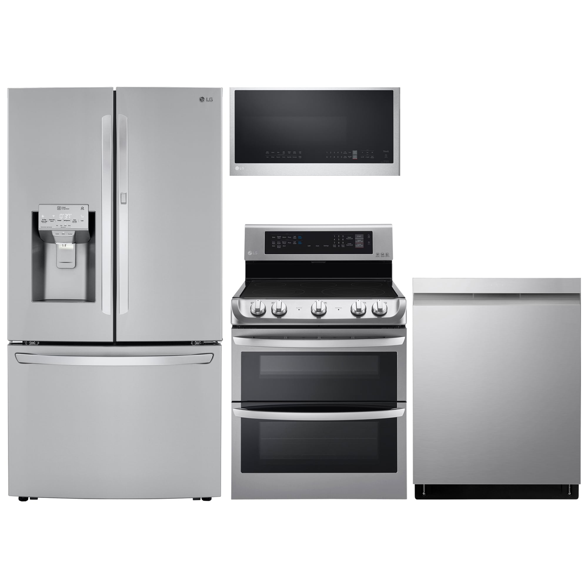 LRFDS3016S by LG - 30 cu. ft. Smart wi-fi Enabled Door-in-Door®  Refrigerator with Craft Ice™ Maker