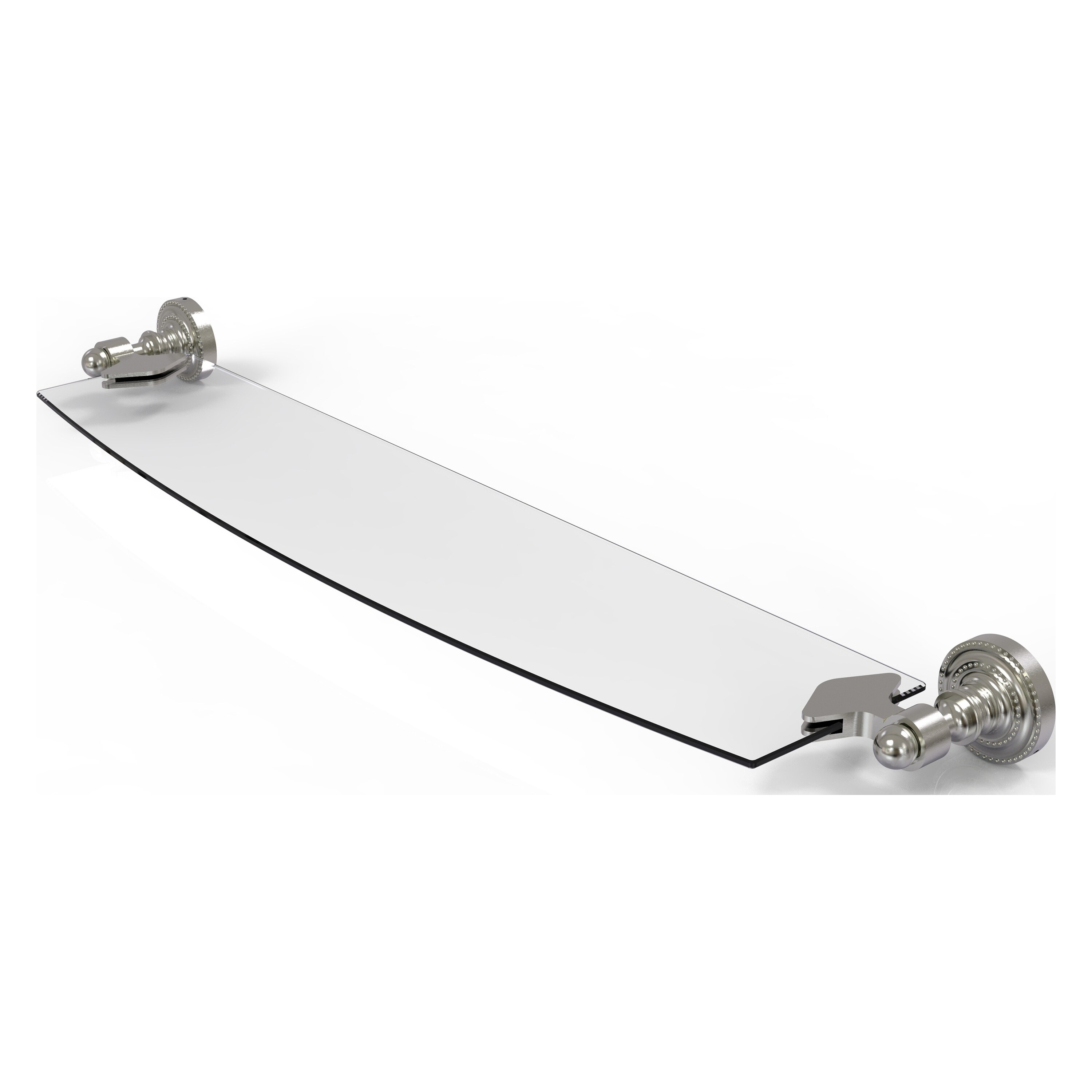 Allied Brass DT-33/18-SN Dottingham Satin Nickel Wall mount Bathroom Shelf ( 18-in x 2.25-in x 5-in )
