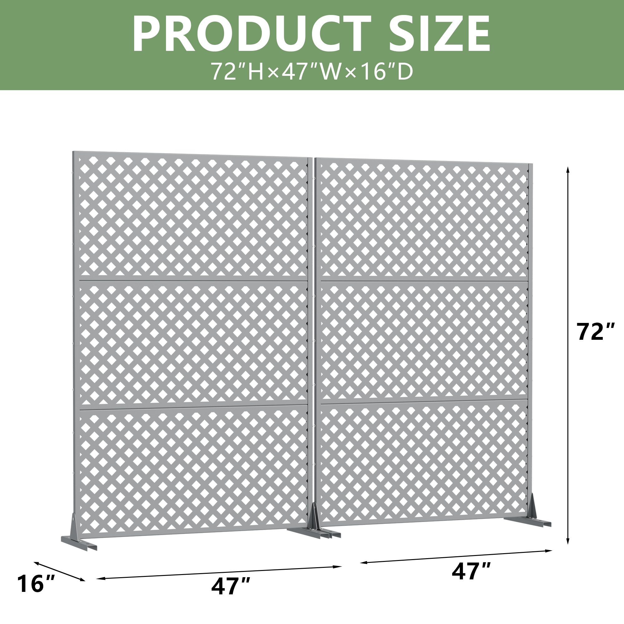 Lirago L20609-604A54 Outdoor-Privacy-Screen - View #4