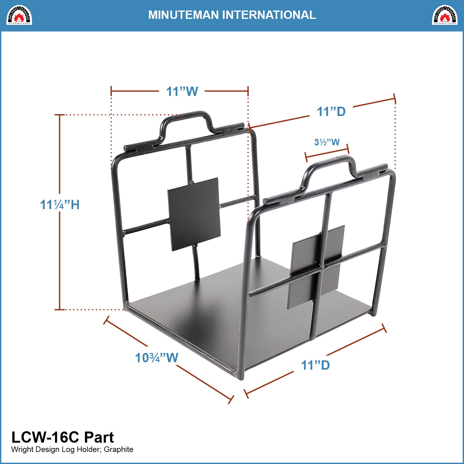 Minuteman International LCW-16C Firewood-Storage - View #4