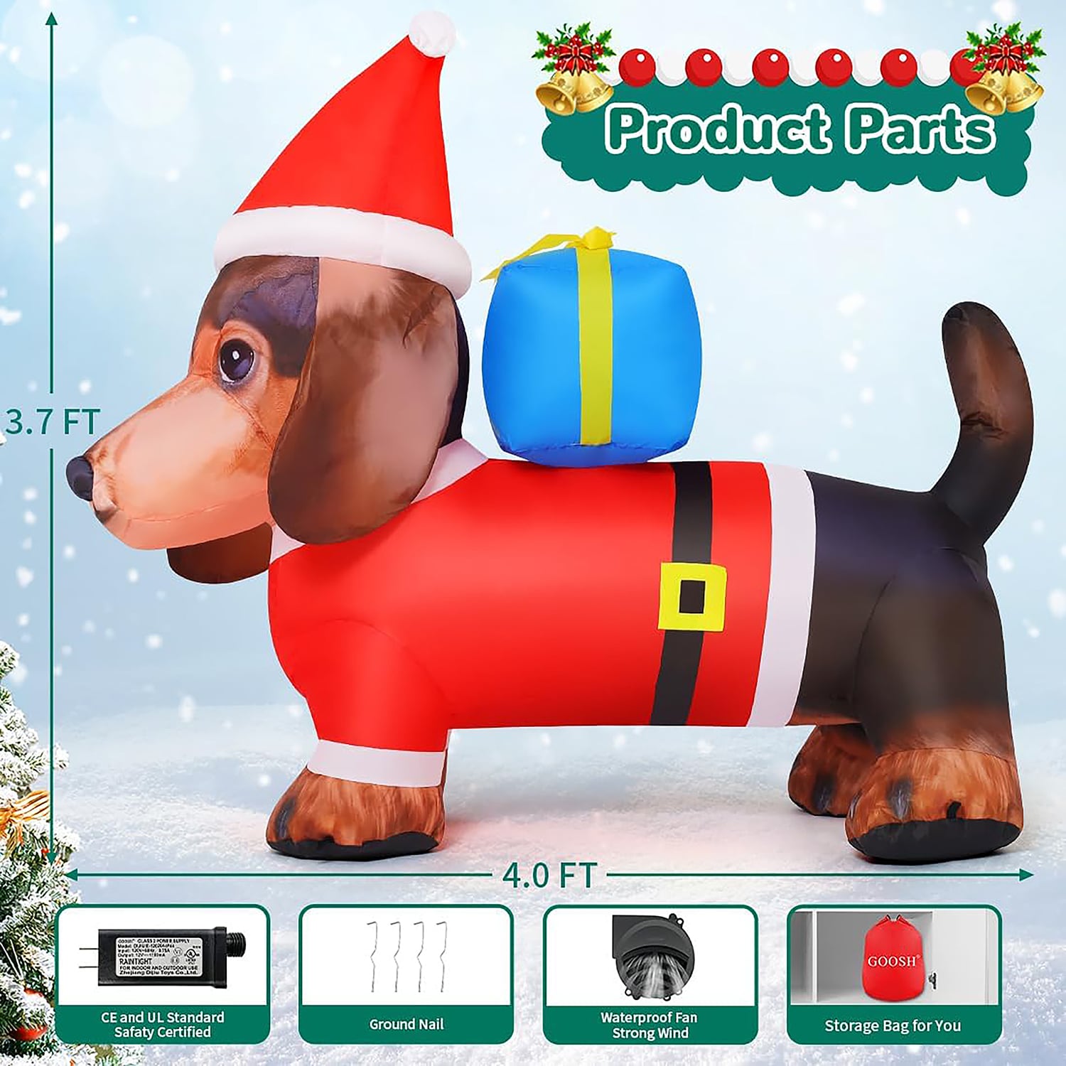 GOOSH DJ-SD-27421 Christmas-Inflatables - View #6