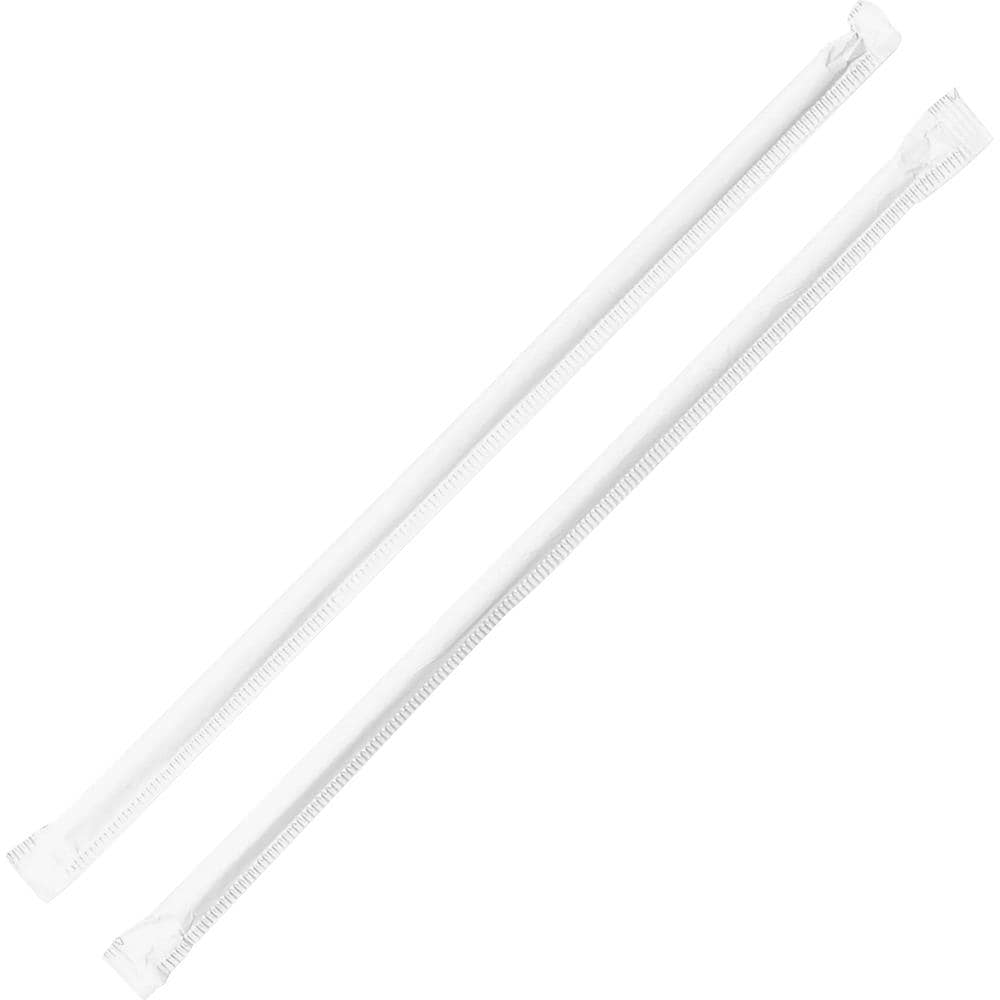 Individually Wrapped Stainless Steel Straw Retail Pack 9 Straight