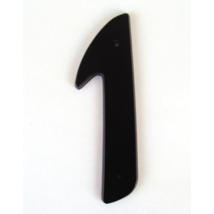 Gatehouse 01101 5-in Black Number Letter