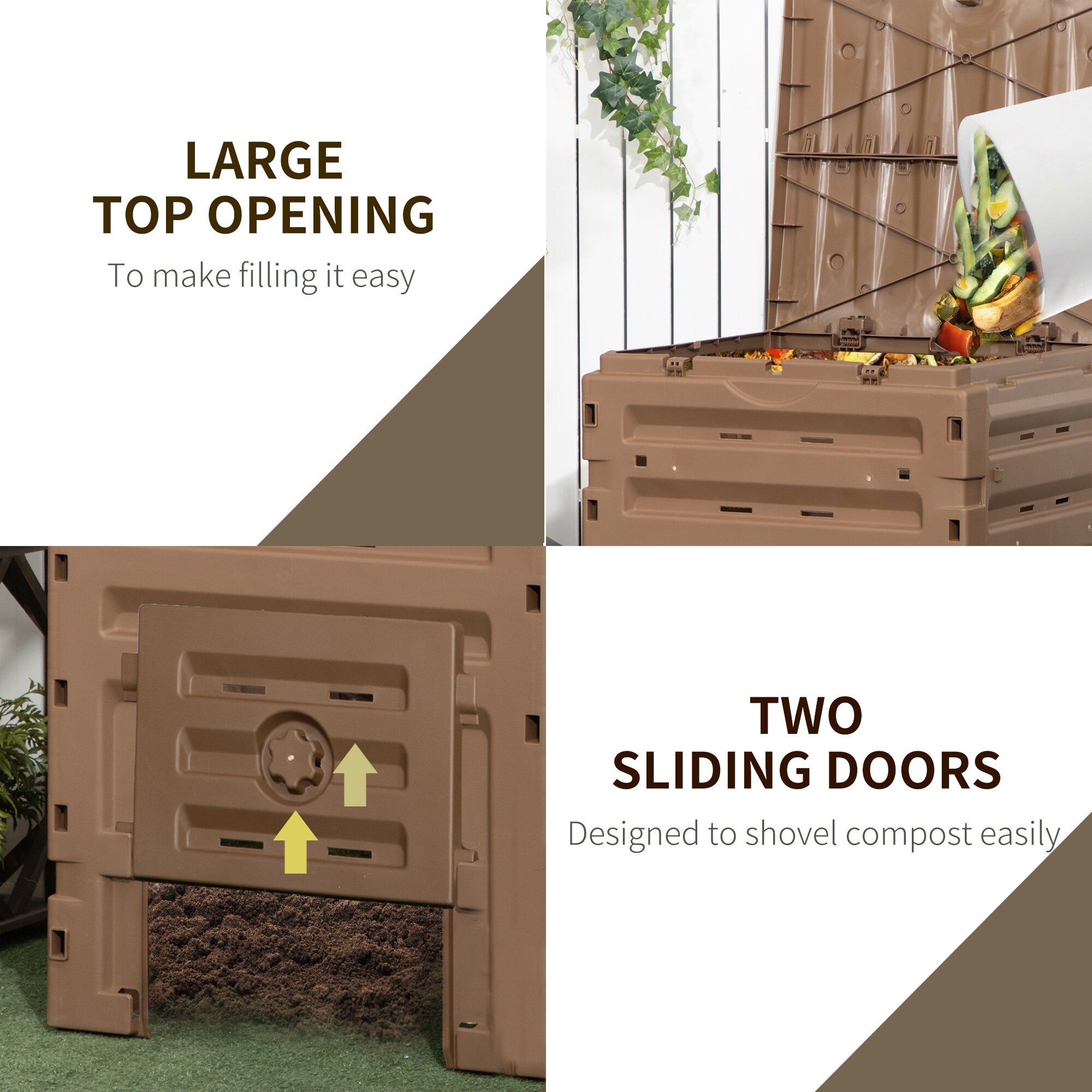 Outsunny 845-915V00BN composters - View #6