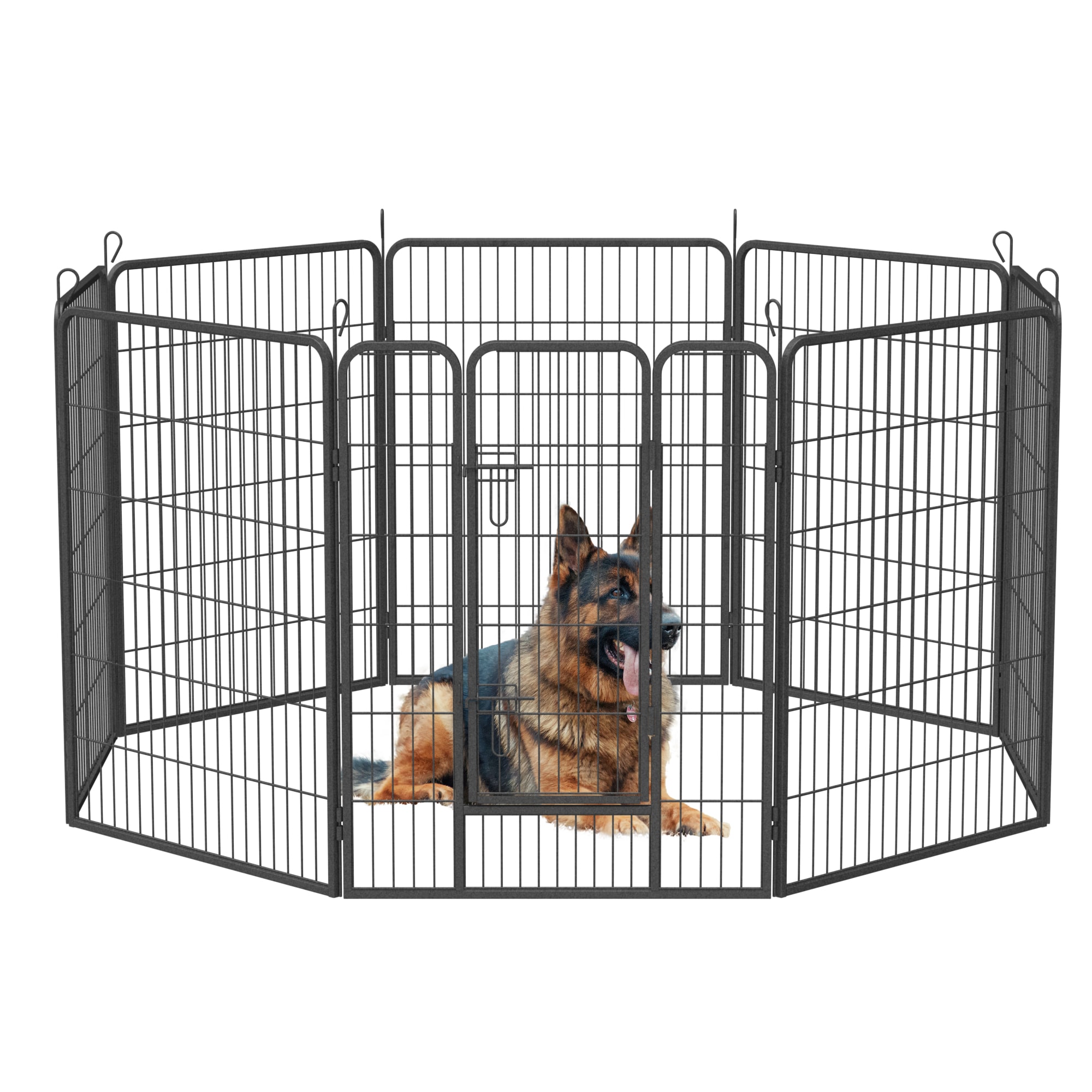 Black Dog Pens Outdoor Dog Fence Dog Pens & Runs at Lowes.com