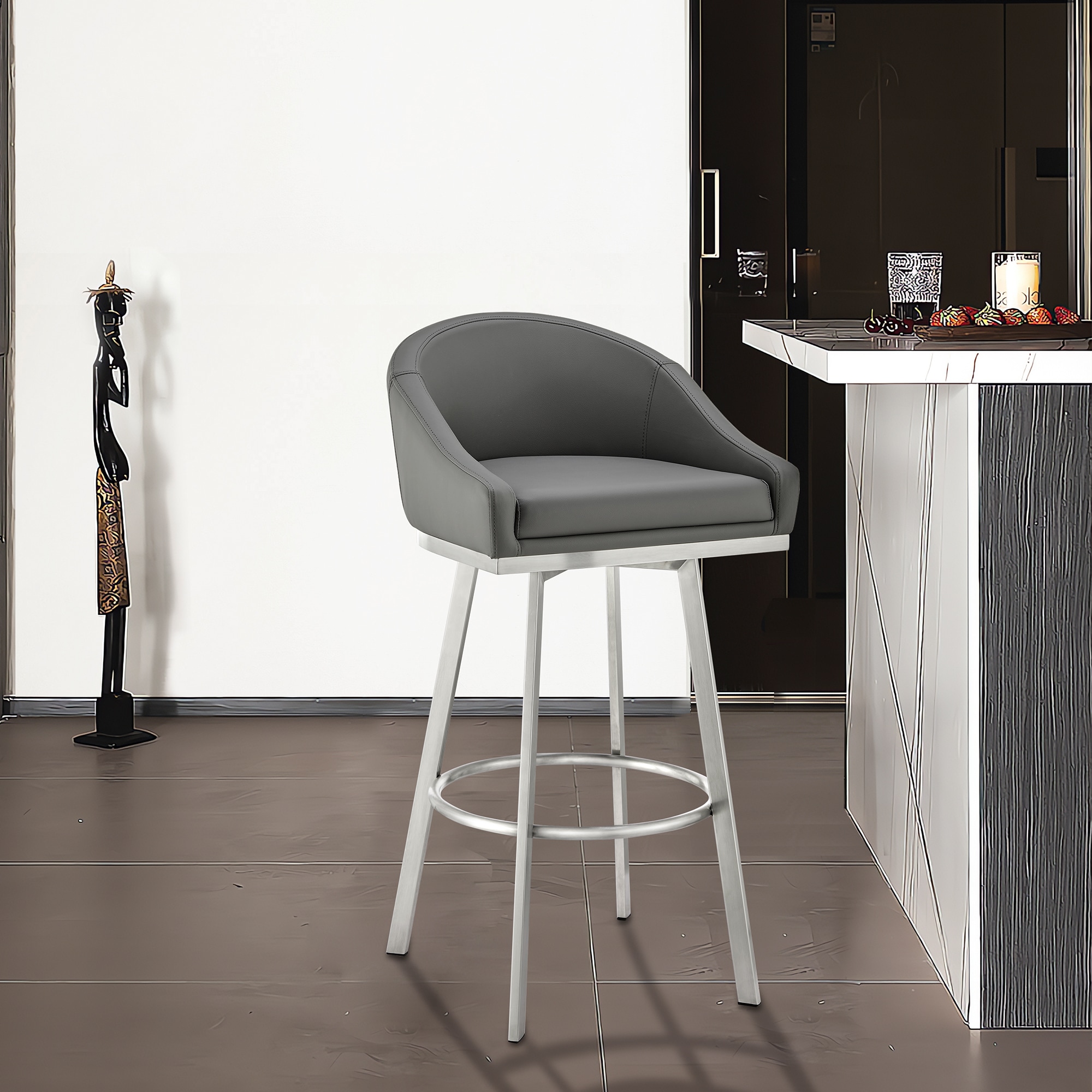 Armen Living LCELBABSGRY26 stools - View #2
