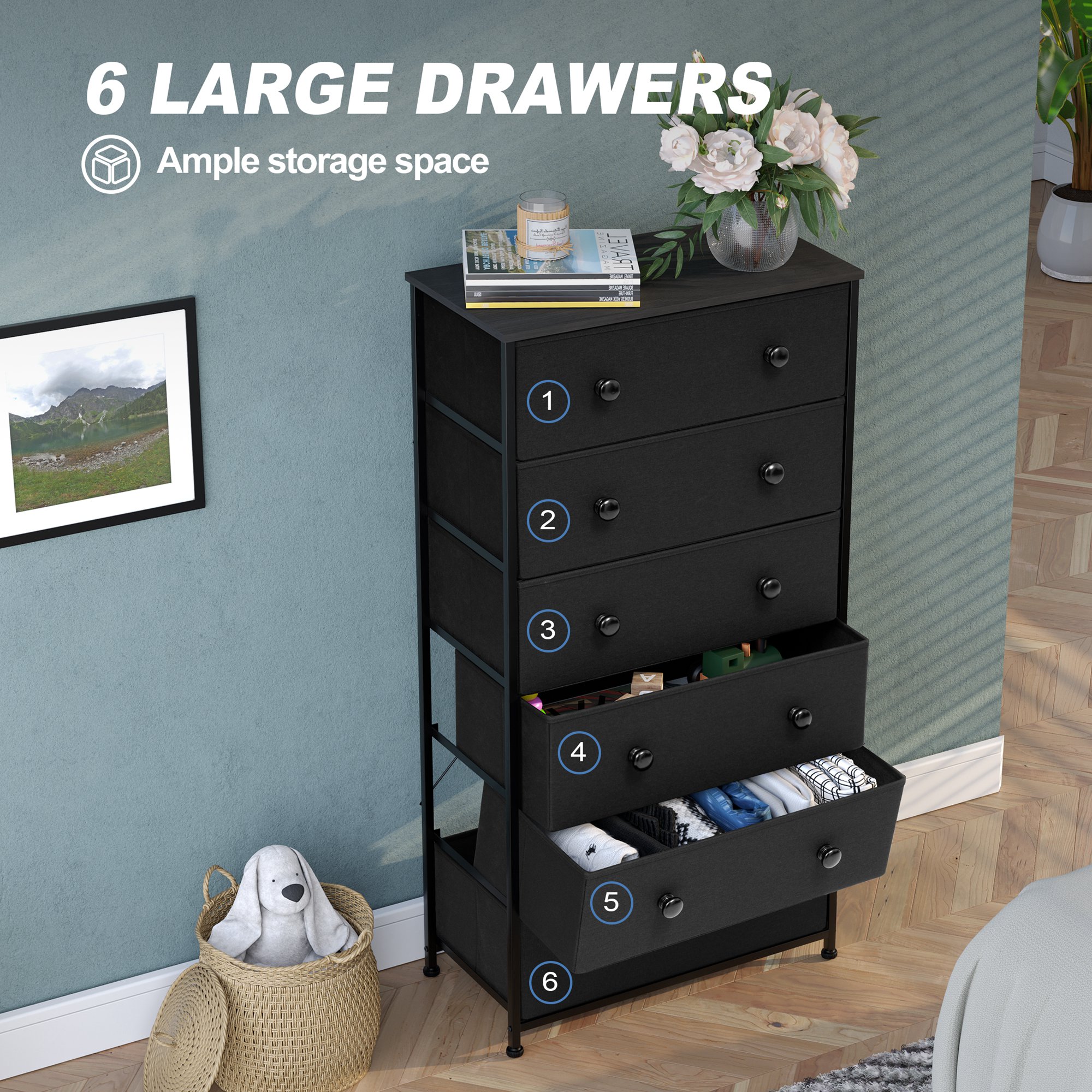 CloudFly CL-HD027BLK dressers - View #6