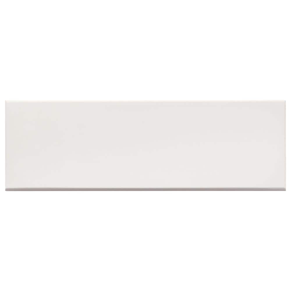 Artmore Tile EXT3RD106624 Abbey Road Mist Polished Porcelain Bullnose Tile ( 0.3-Sq. Feet / Piece )