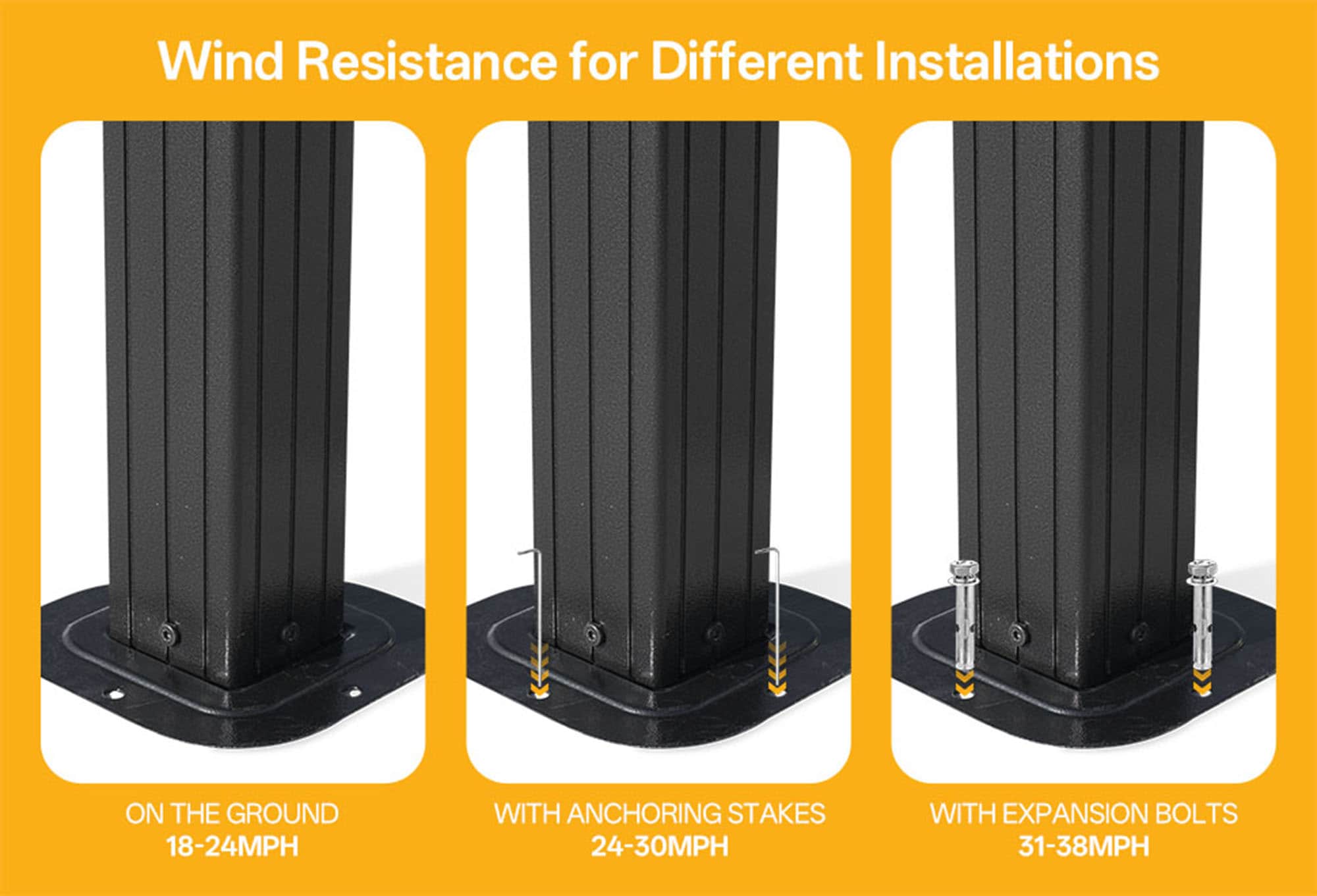 SINOFURN SYE350005GY Wood-Resin-Gazebos - View #12