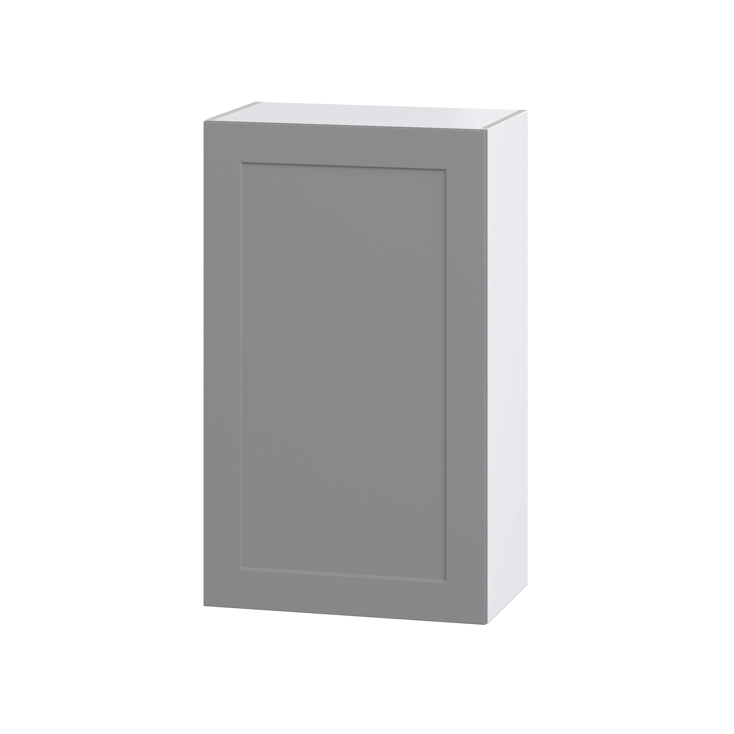 Hugo&Borg DSW2440(L/R)-BM Beaumont 24-in W x 40-in H x 14-in D Slate Gray Wall Fully assembled Cabinet (Recessed Panel Shaker)