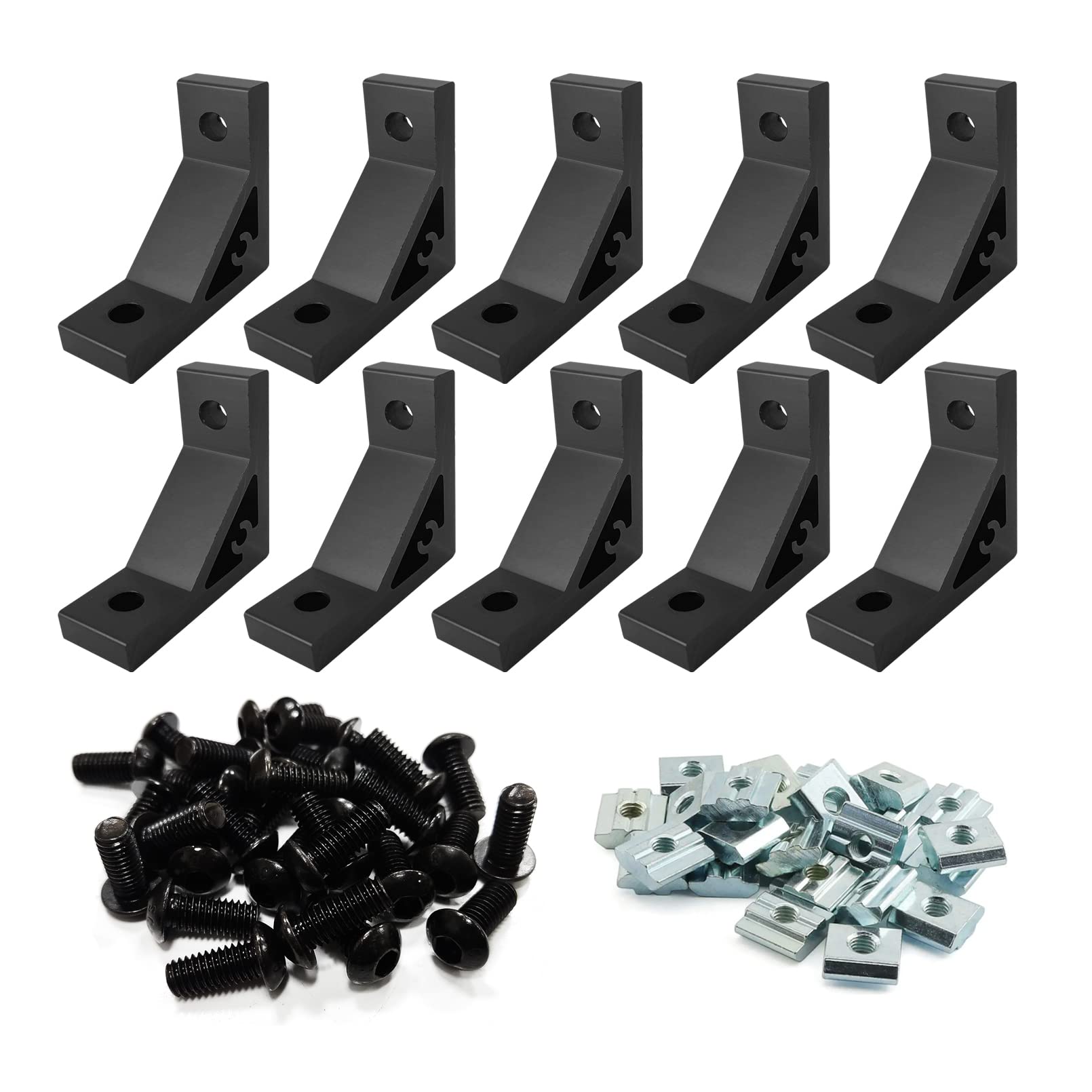SenQWFa 10 Set Heavy Duty Aluminum Extrusion Corner Bracket for 2020 ...