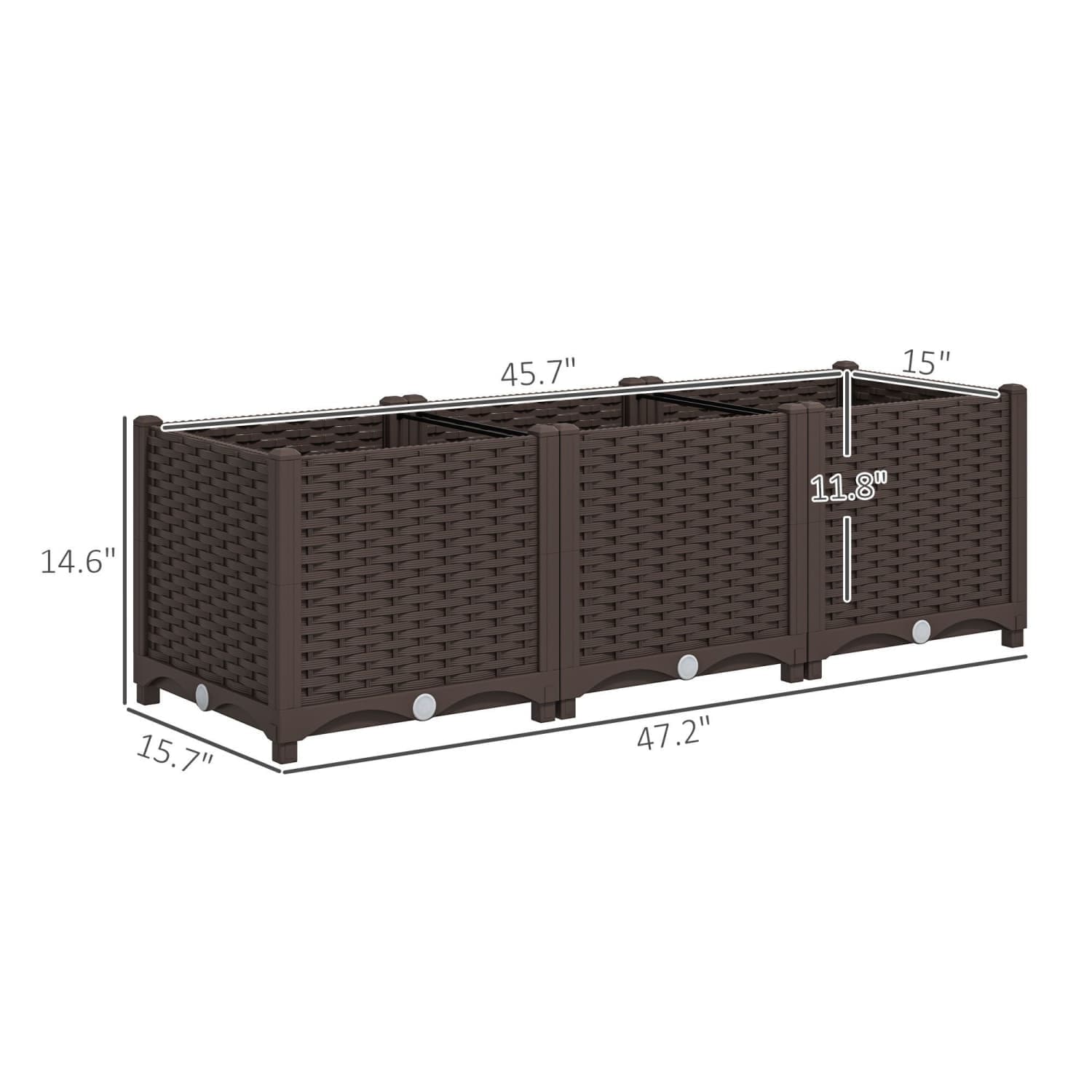 Angel Sar L2ZQYA331PLA09 Raised-Garden-Beds - View #3