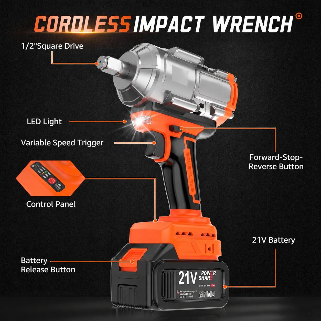 Linder Group Inc L3FZ3XOI Cordless-Impact-Wrenches - View #3