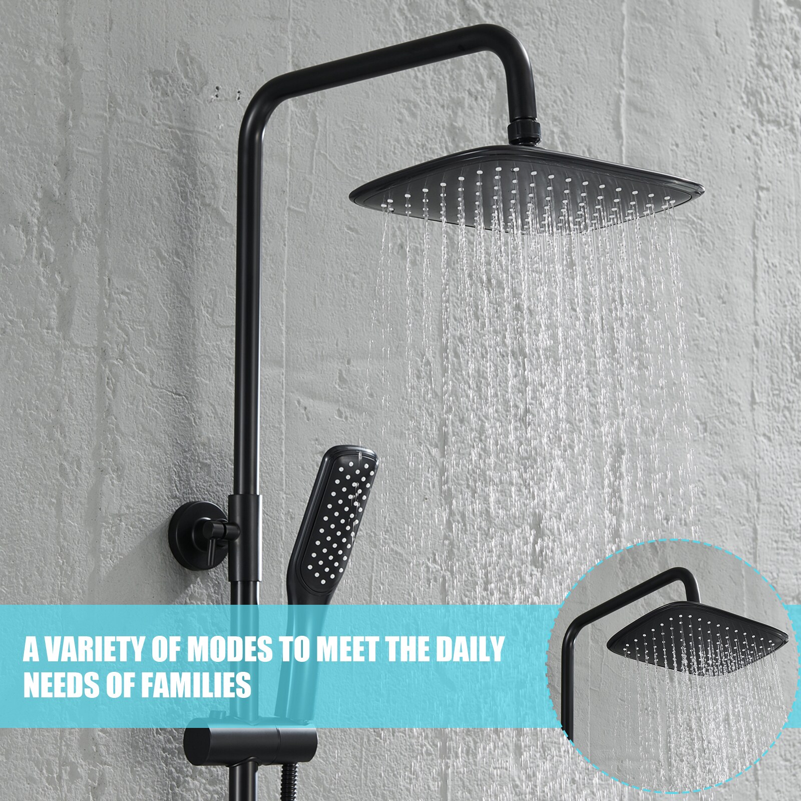 Flynama XY-291BG Showerhead-Bar-Panels - View #6