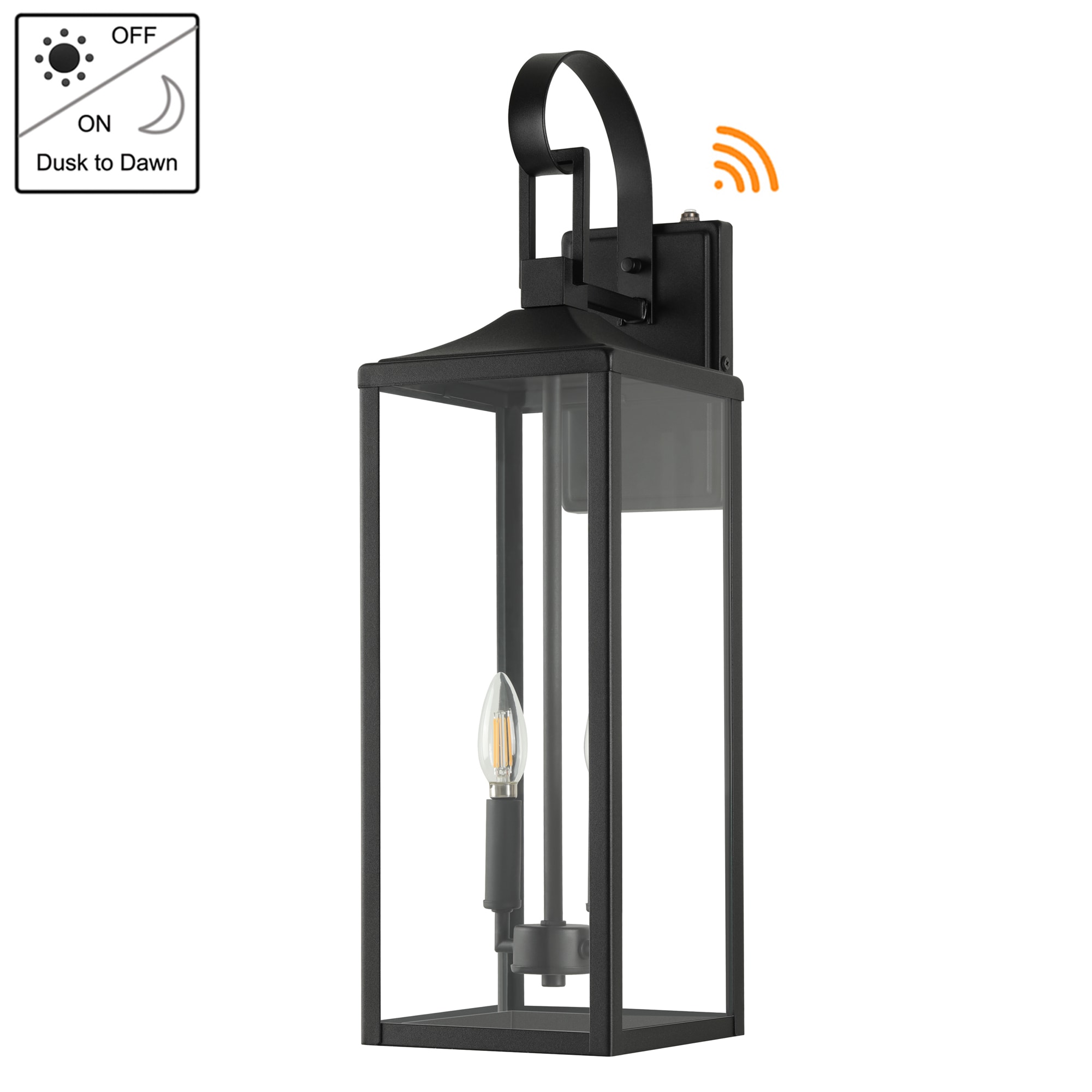 Hukoro FL15261-BK-S Outdoor-Wall-Lighting - View #3