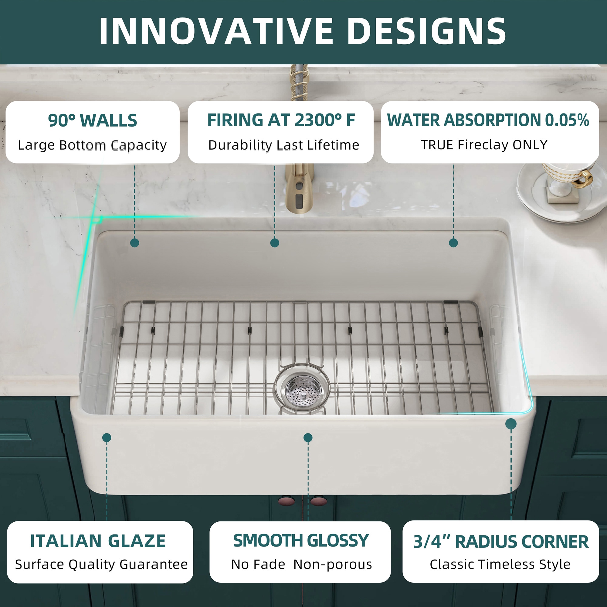 Forclover KCS-P8862 Kitchen-Sinks - View #11