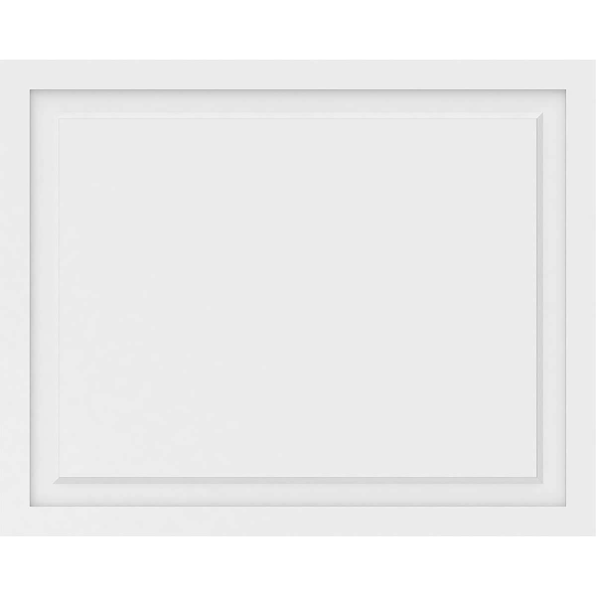 Ekena Millwork 40-in x 32-in Smooth White PVC Wainscot Fretwork Wall ...