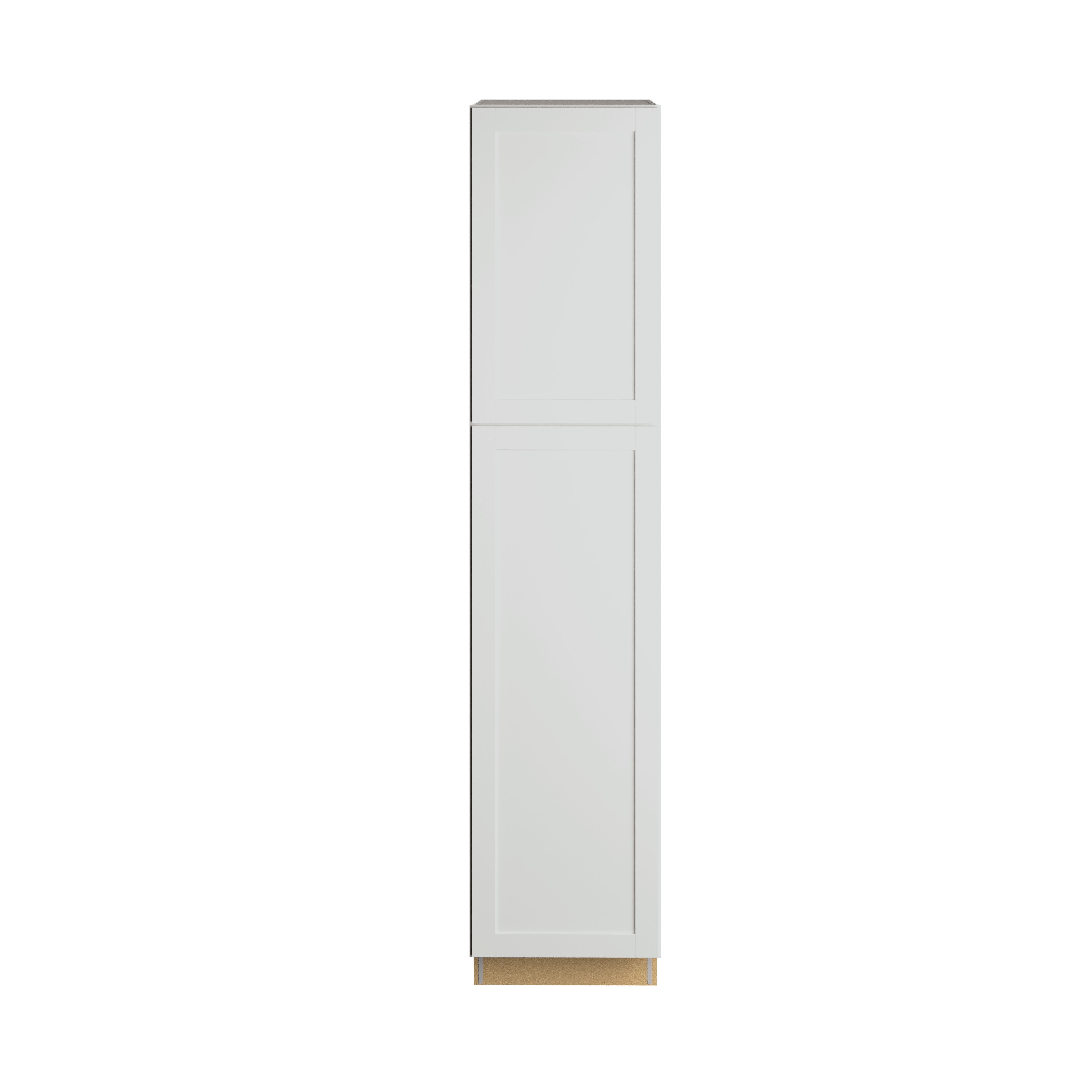 Diamond NOW Arcadia 18-in W x 84-in H x 23.75-in D White Pantry Fully Assembled Cabinet (Recessed Panel Shaker Door Style)