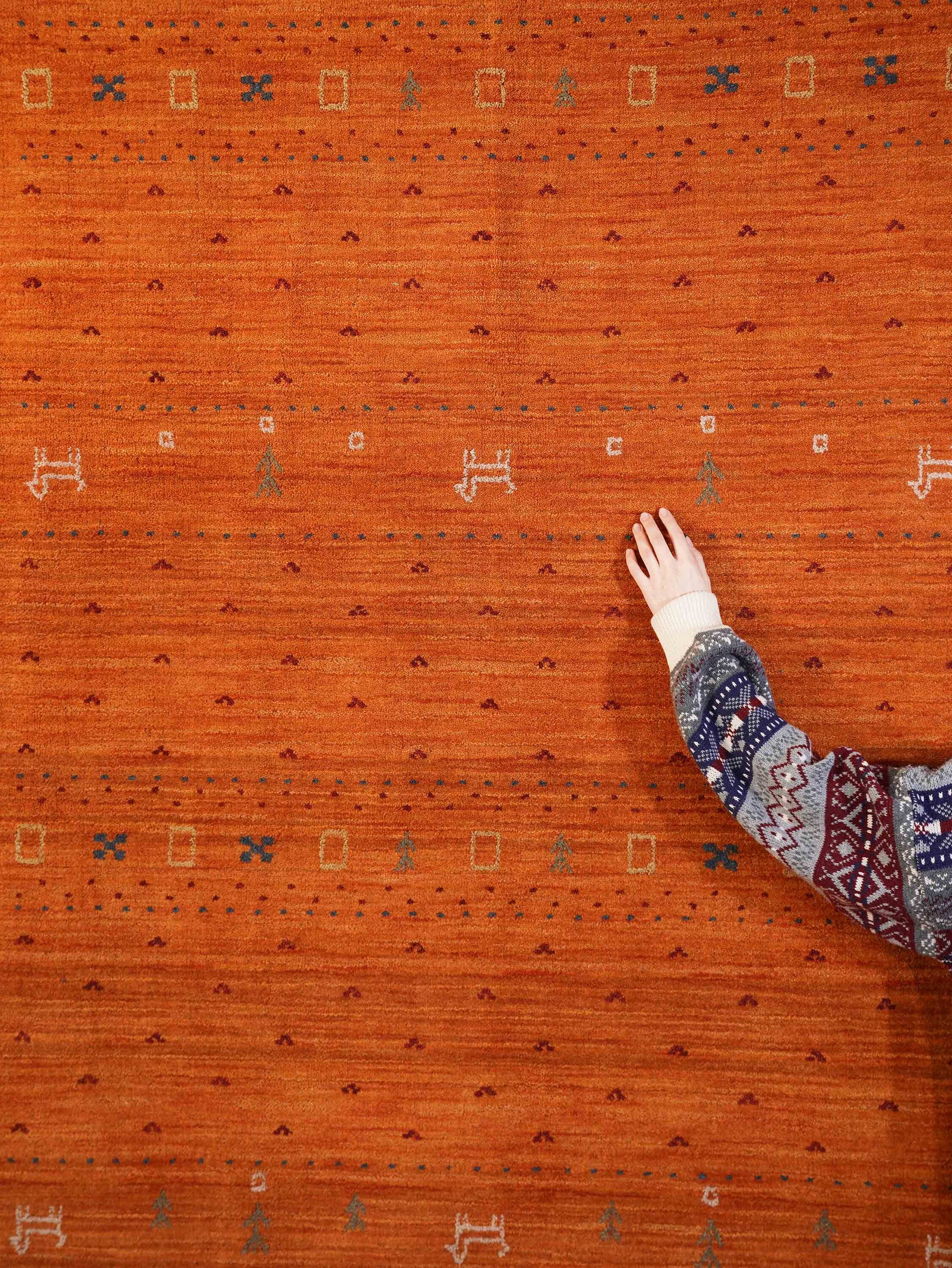 Rugsotic Carpets HAND KNOTTED LOOM WOOL ECO-FRIENDLY AREA RUGS - 5'x8 ...