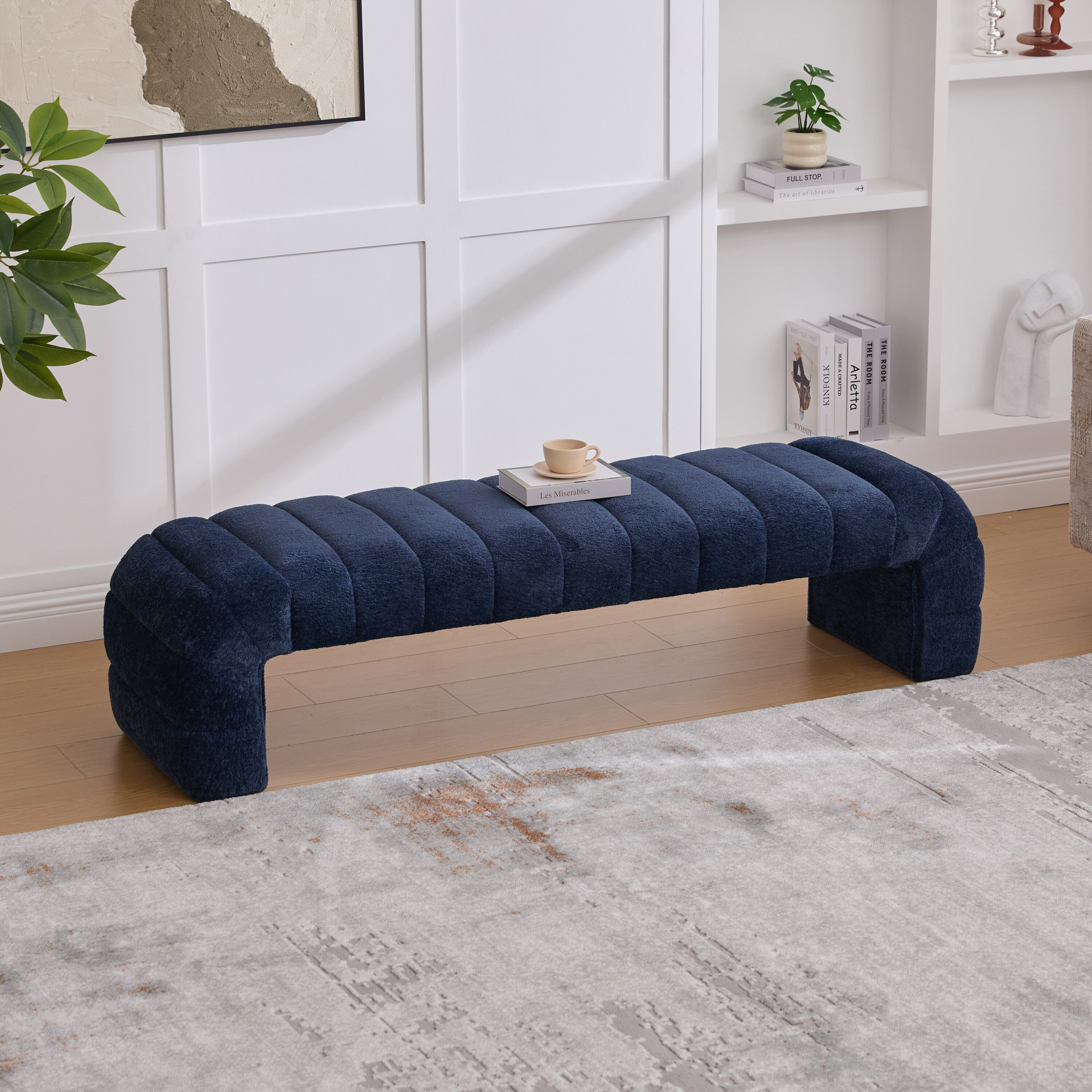 Hrinhom HC-S4129-NAVY bench - View #3